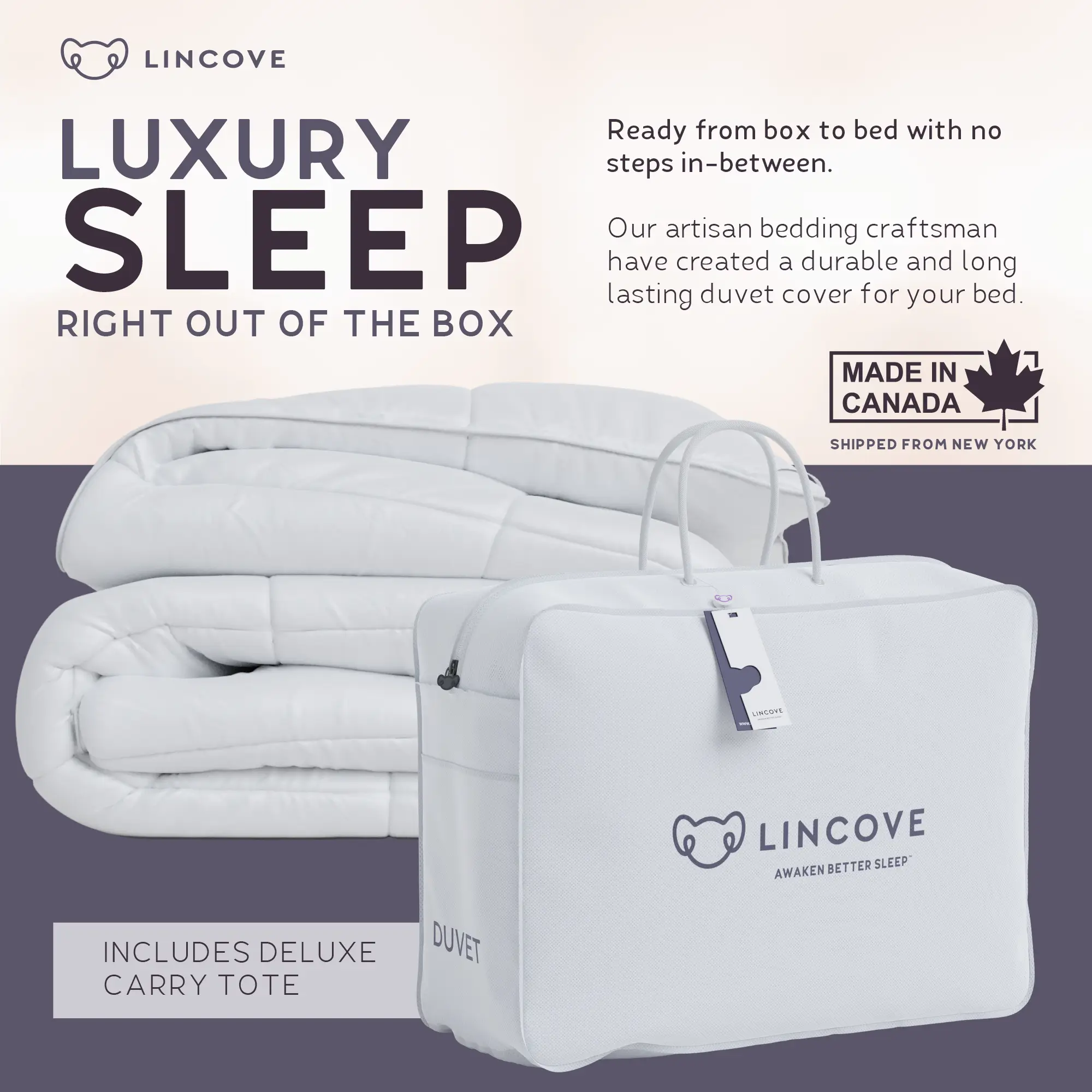 100% Canadian White Down Duvet Comforter - Image 7