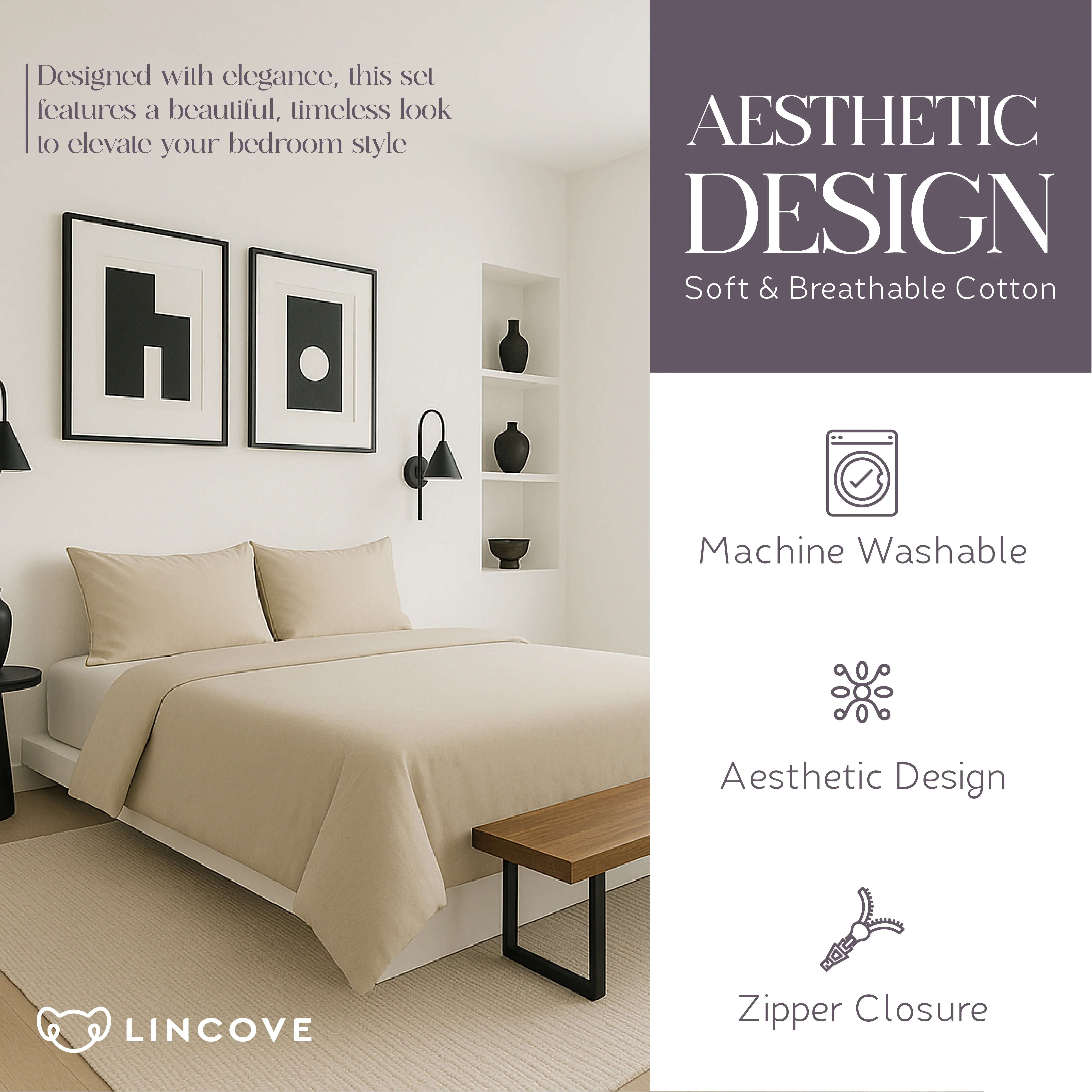 100% Cotton Duvet Cover Set - Classic Hotel Collection - Image 12