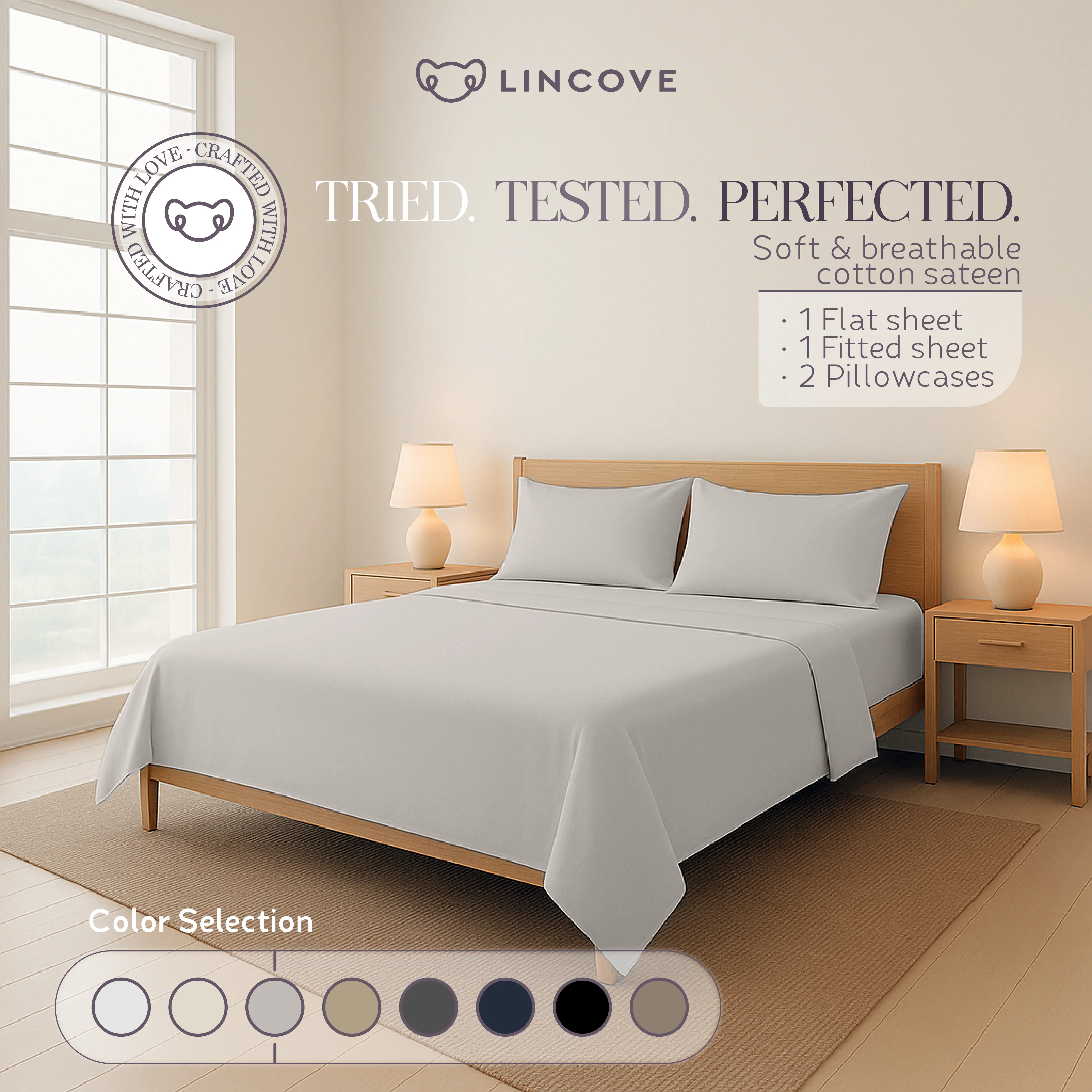 100% Cotton Sheet Set | Luxe Hotel Collection - Image 26