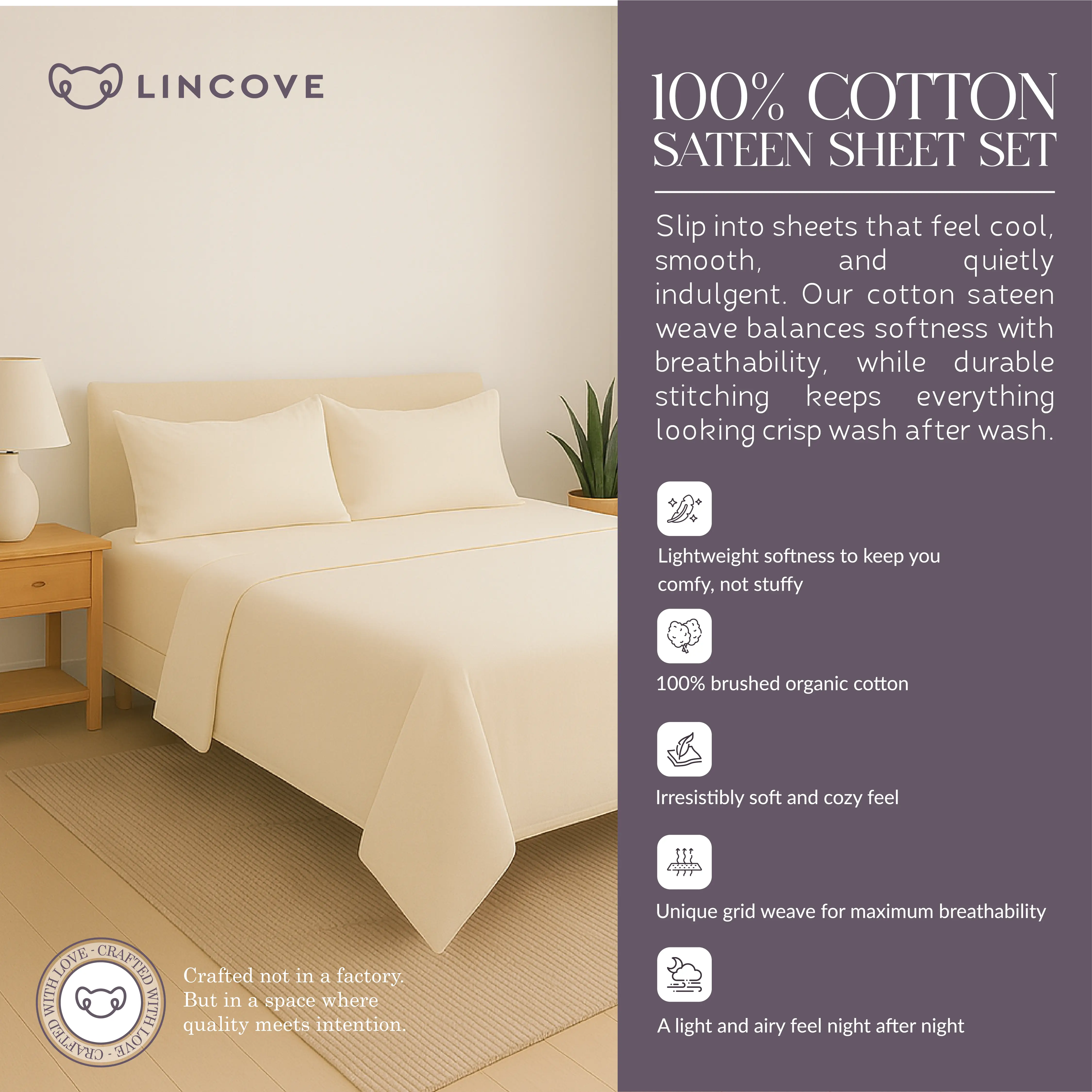 100% Cotton Sheet Set | Luxe Hotel Collection - Image 29