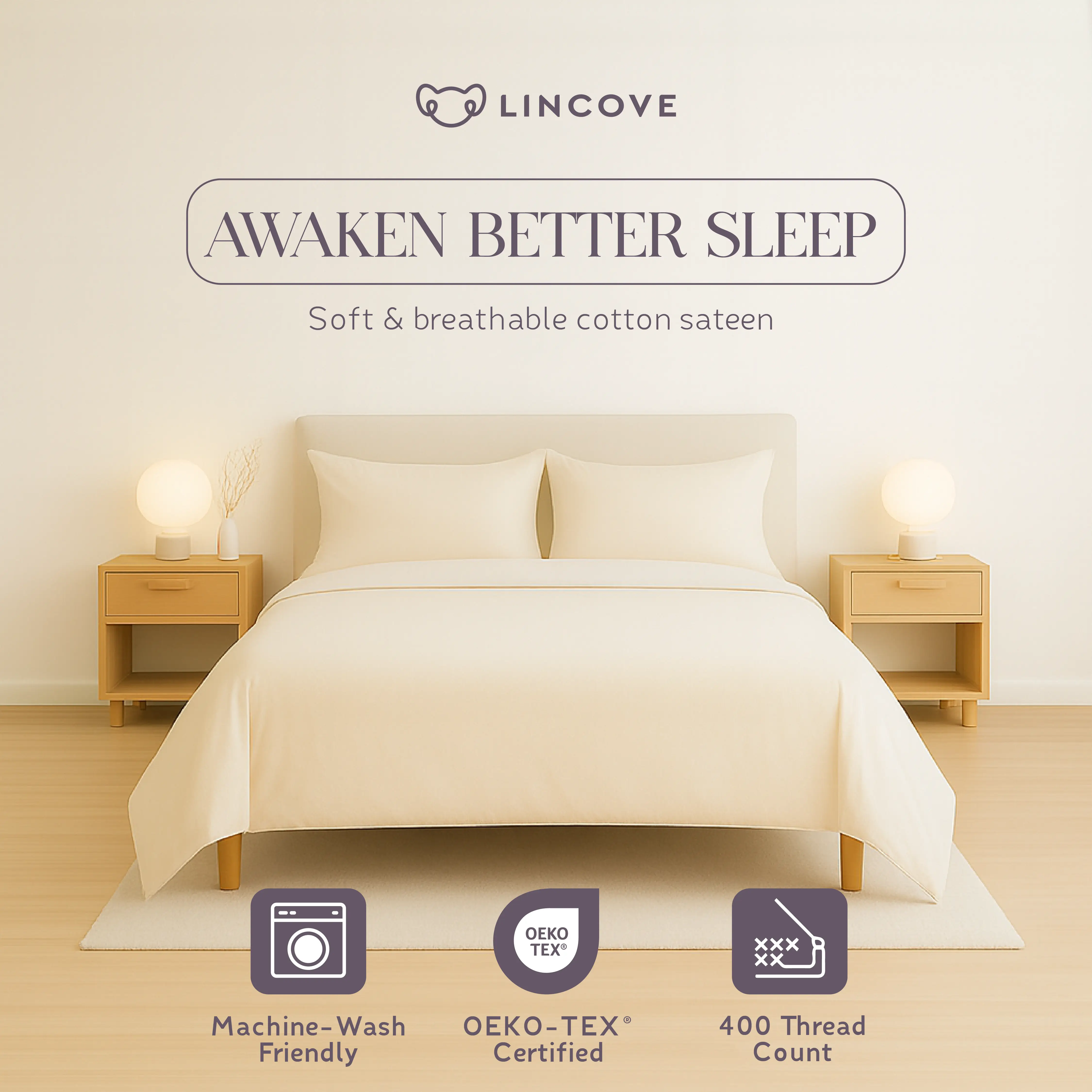 100% Cotton Sheet Set | Luxe Hotel Collection - Image 31