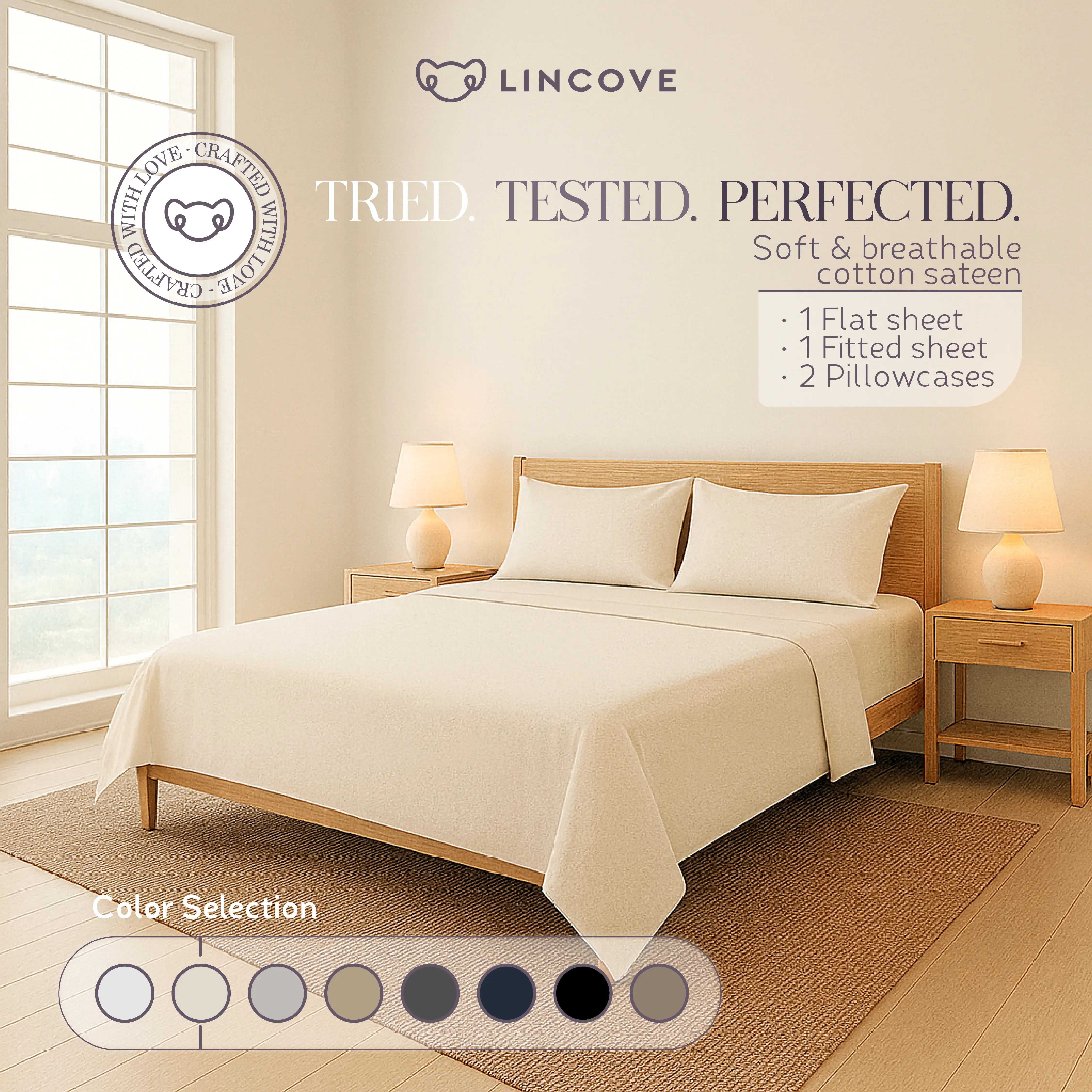 100% Cotton Sheet Set | Luxe Hotel Collection - Image 32