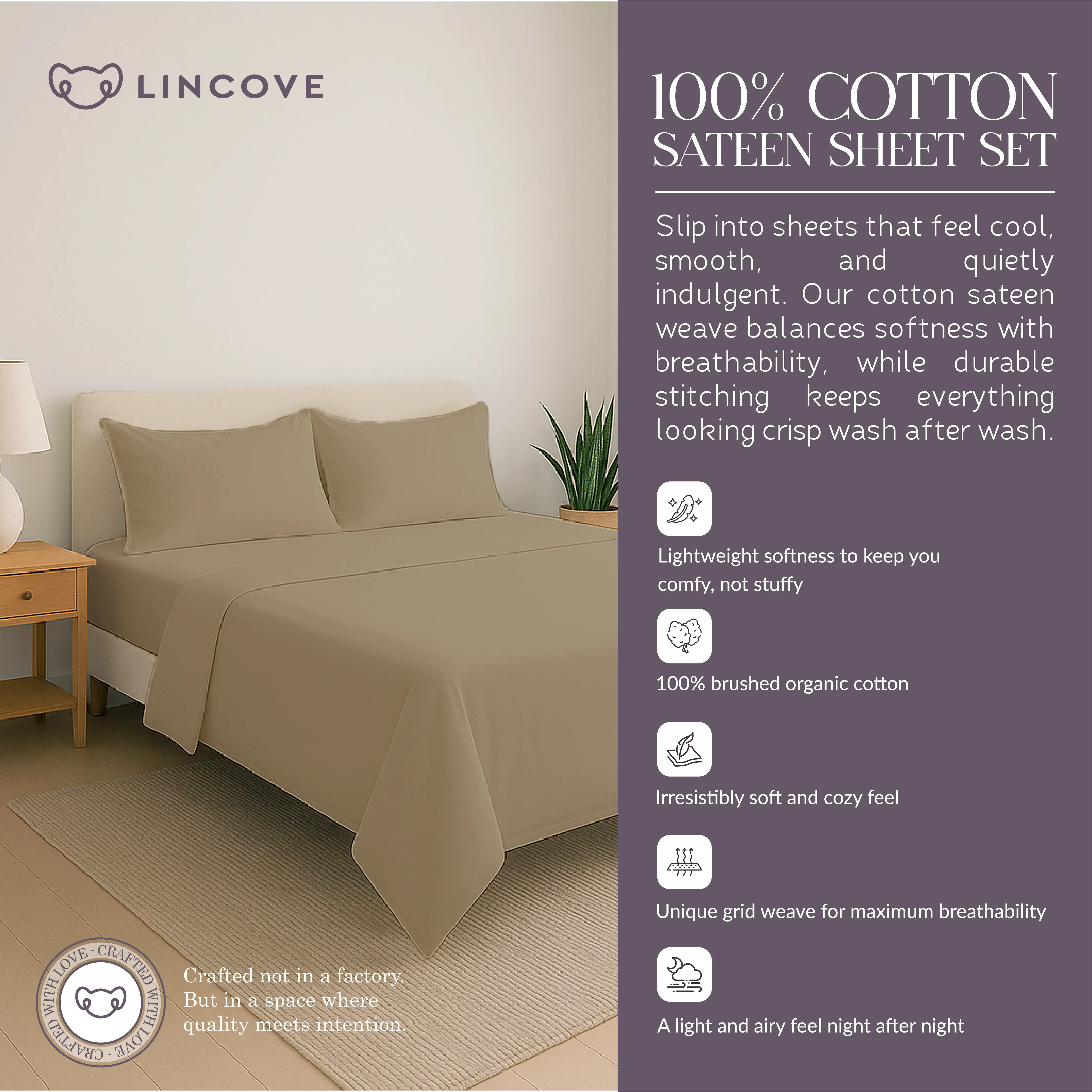 100% Cotton Sheet Set | Luxe Hotel Collection - Image 37