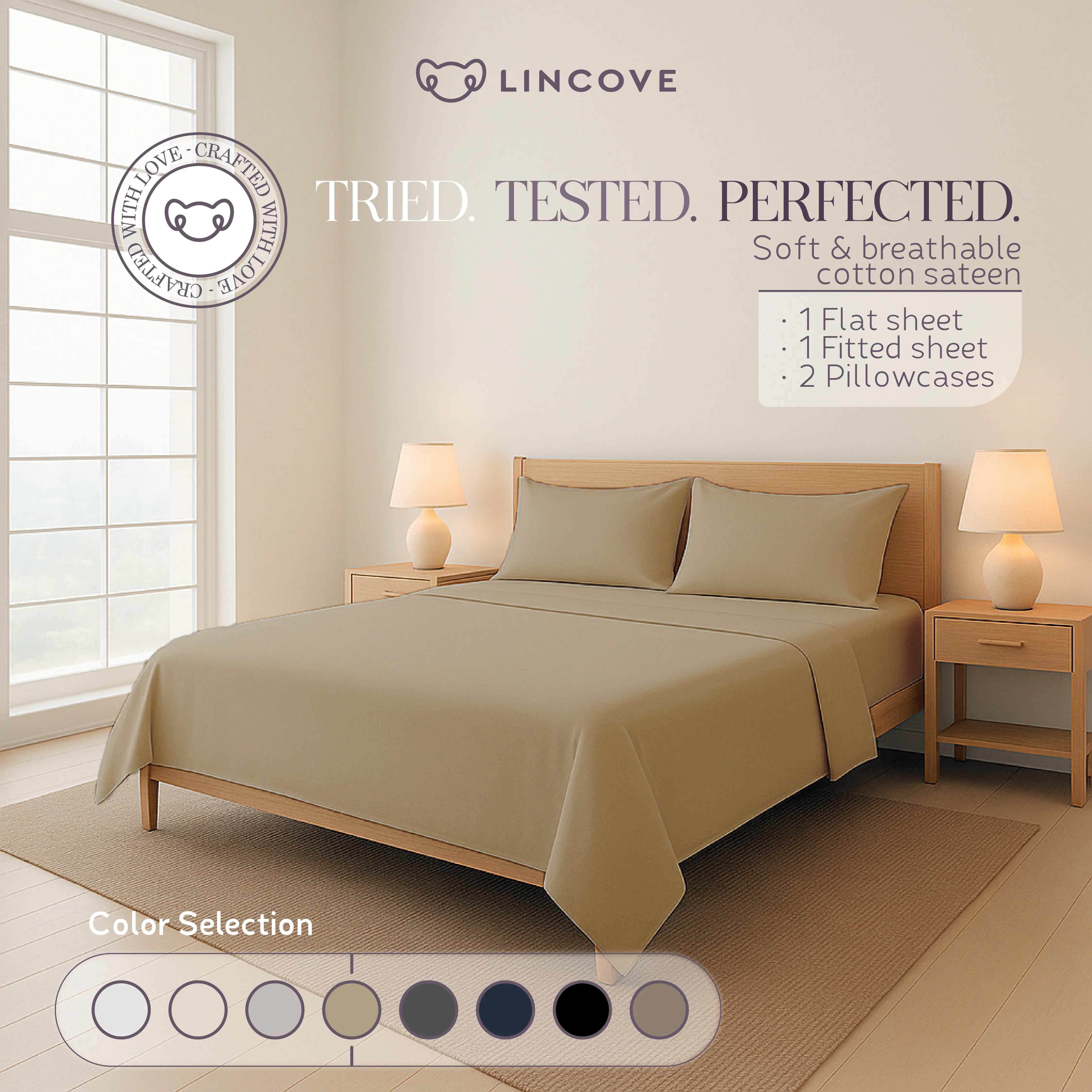 100% Cotton Sheet Set | Luxe Hotel Collection - Image 38