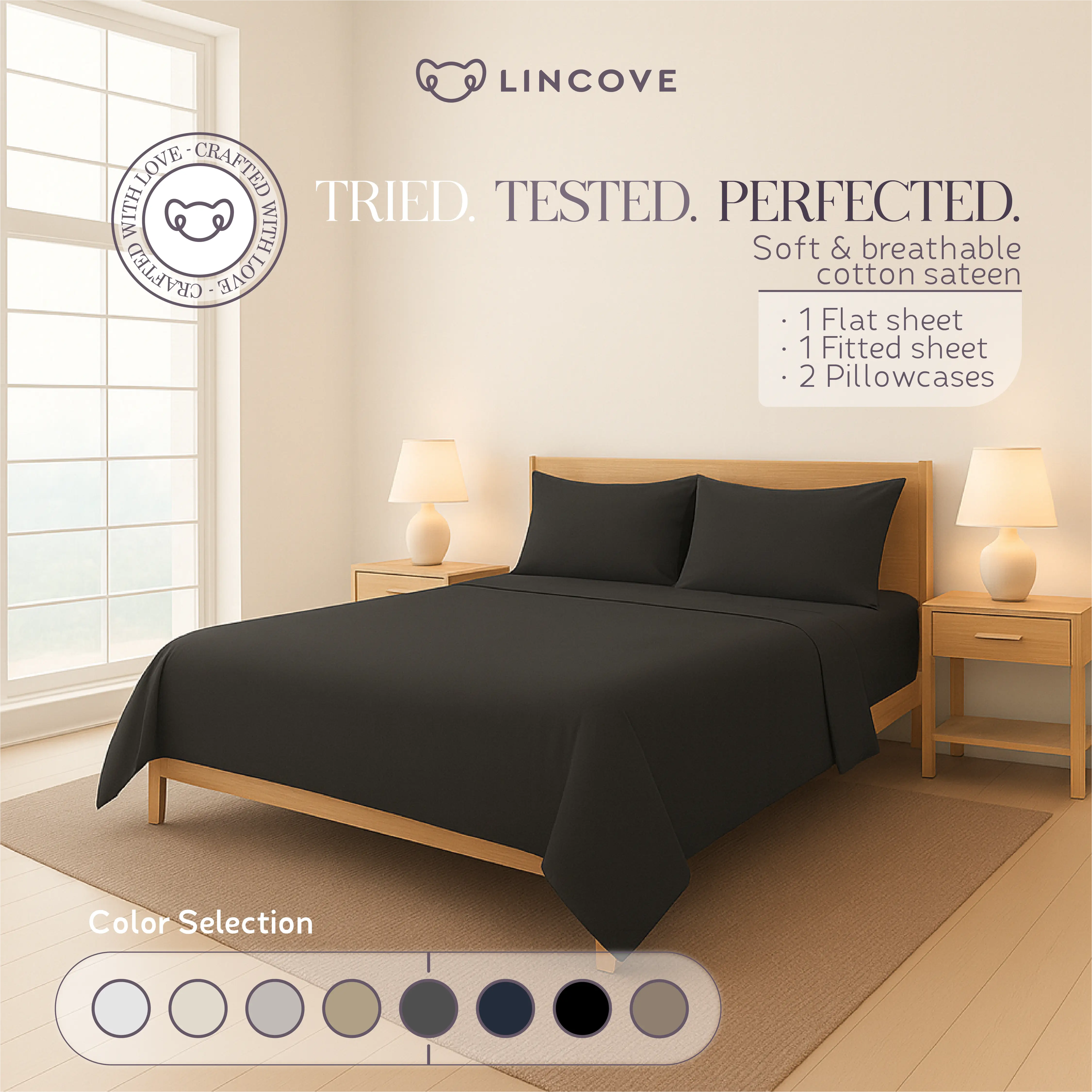 100% Cotton Sheet Set | Luxe Hotel Collection - Image 45
