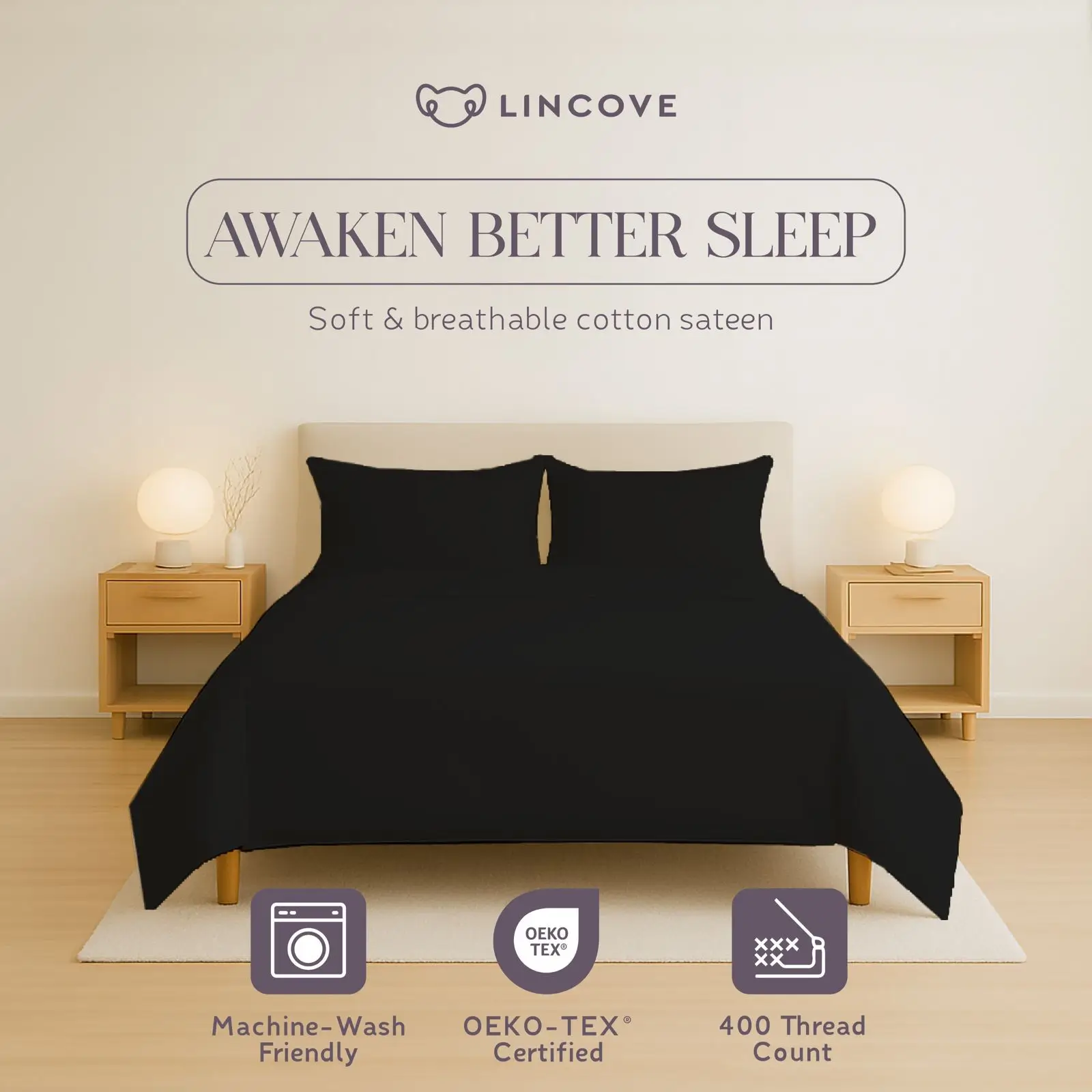 100% Cotton Sheet Set | Luxe Hotel Collection - Image 48