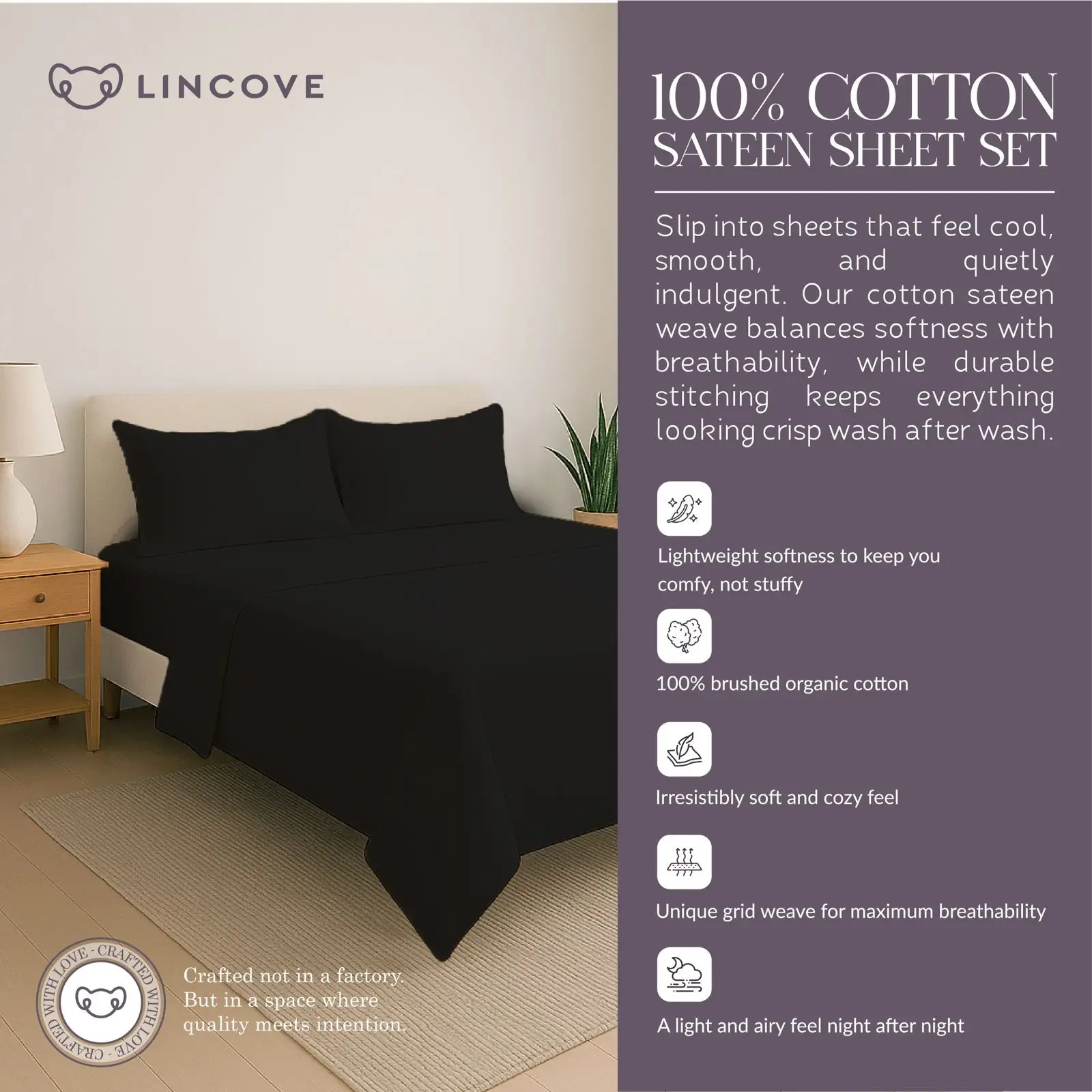 100% Cotton Sheet Set | Luxe Hotel Collection - Image 49