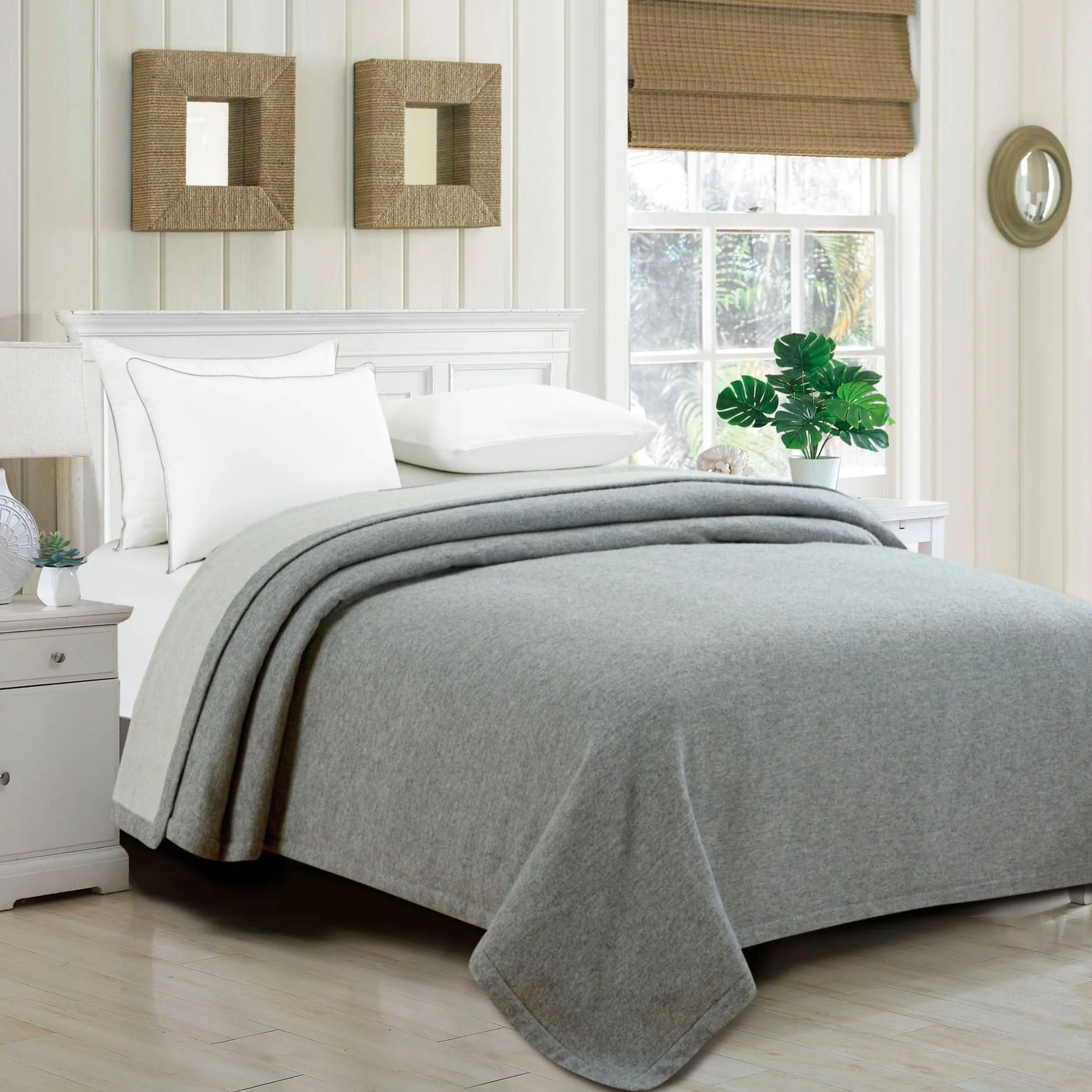 100% Merino Wool Reversible Blanket - Image 5