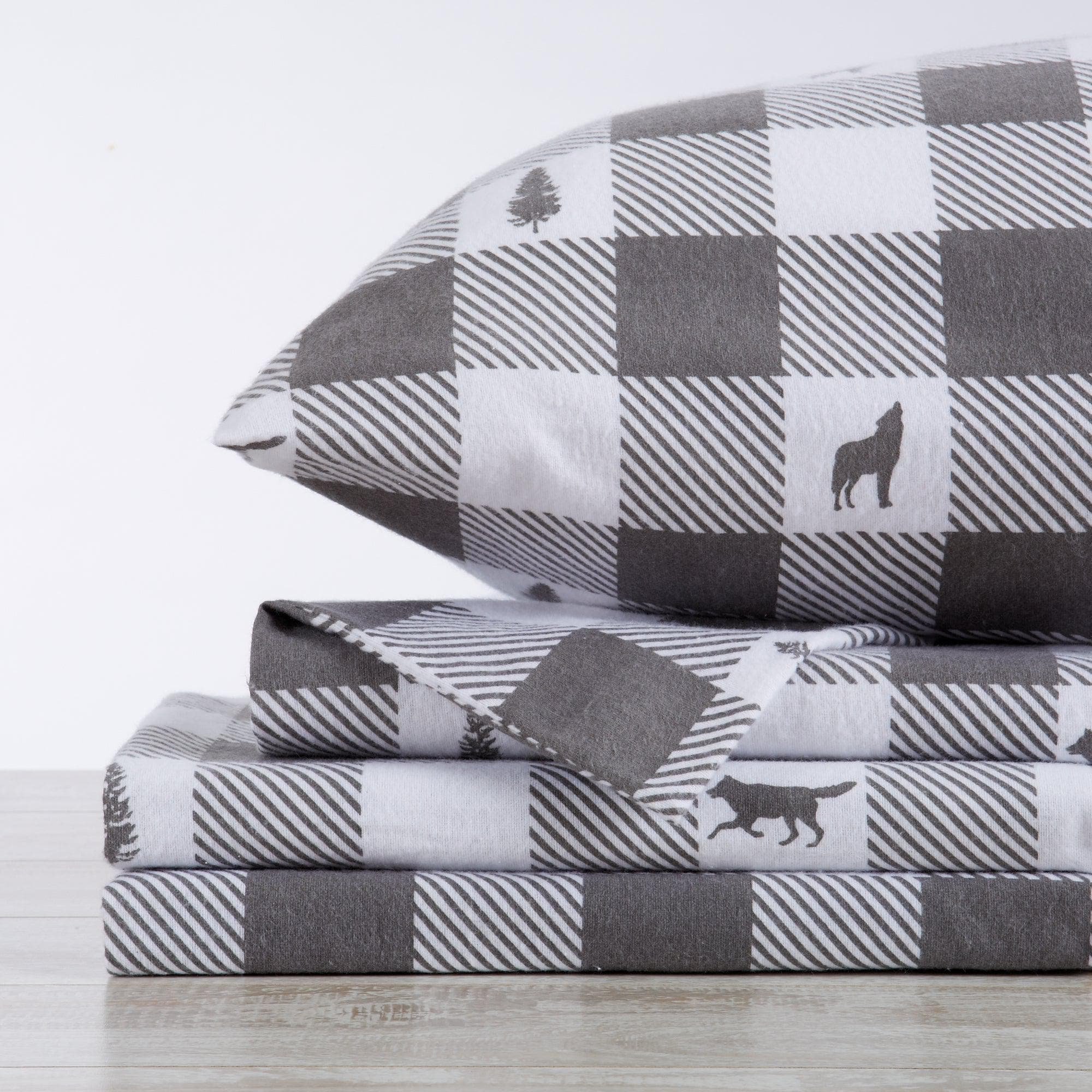 100% Turkish Cotton Flannel Sheet Sets - Boulder Collection - Image 39