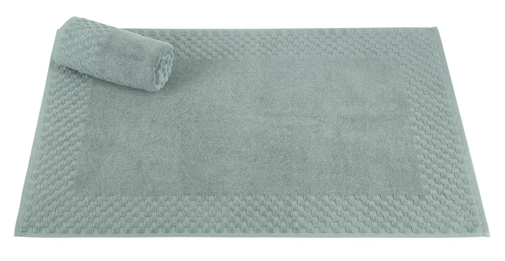 2 Piece Cotton Bath Mat Set - Non-Slip & Absorbent Bathroom Rugs (20"x34") - Image 10
