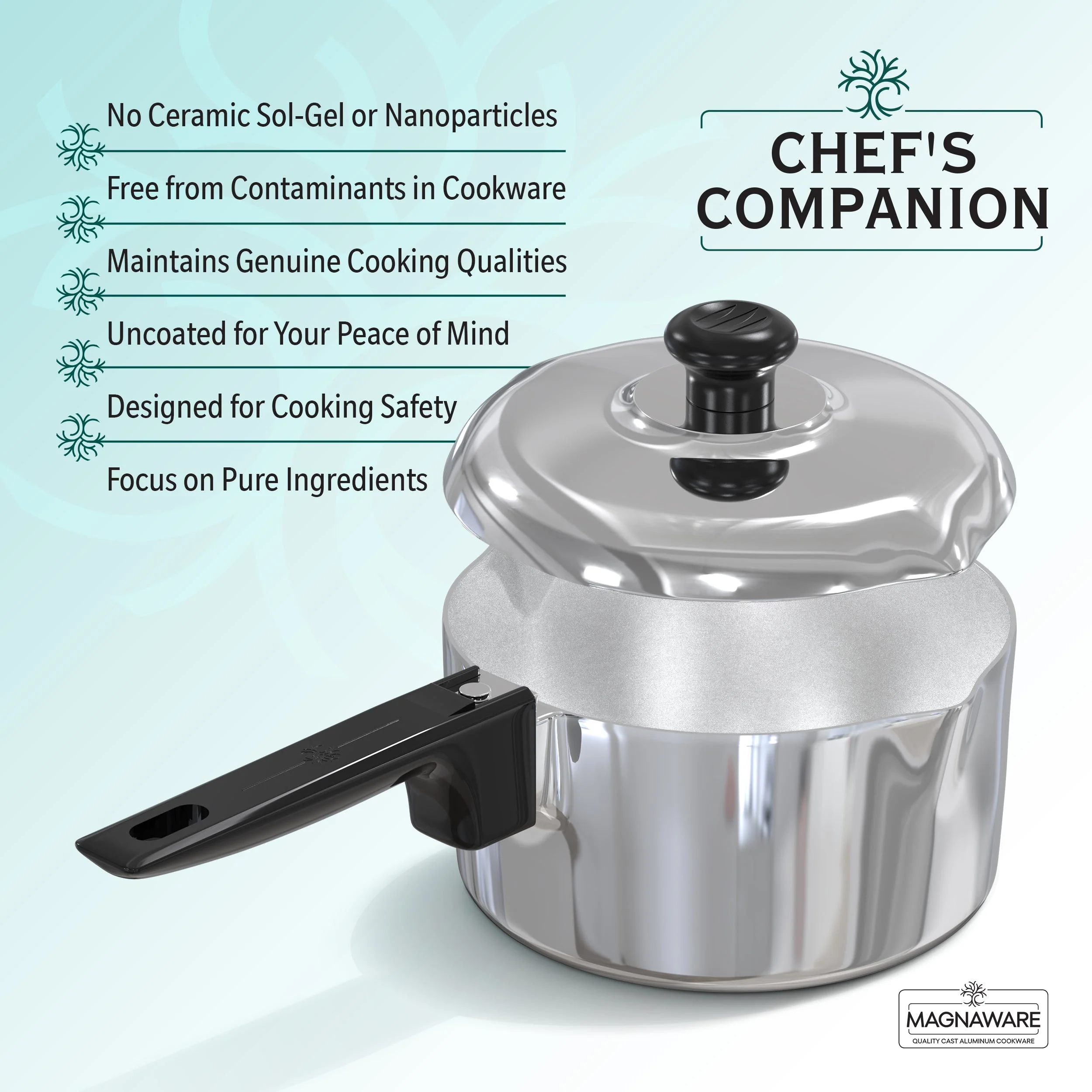 Magnaware 2 Quart Sauce Pan with Lid - Image 5