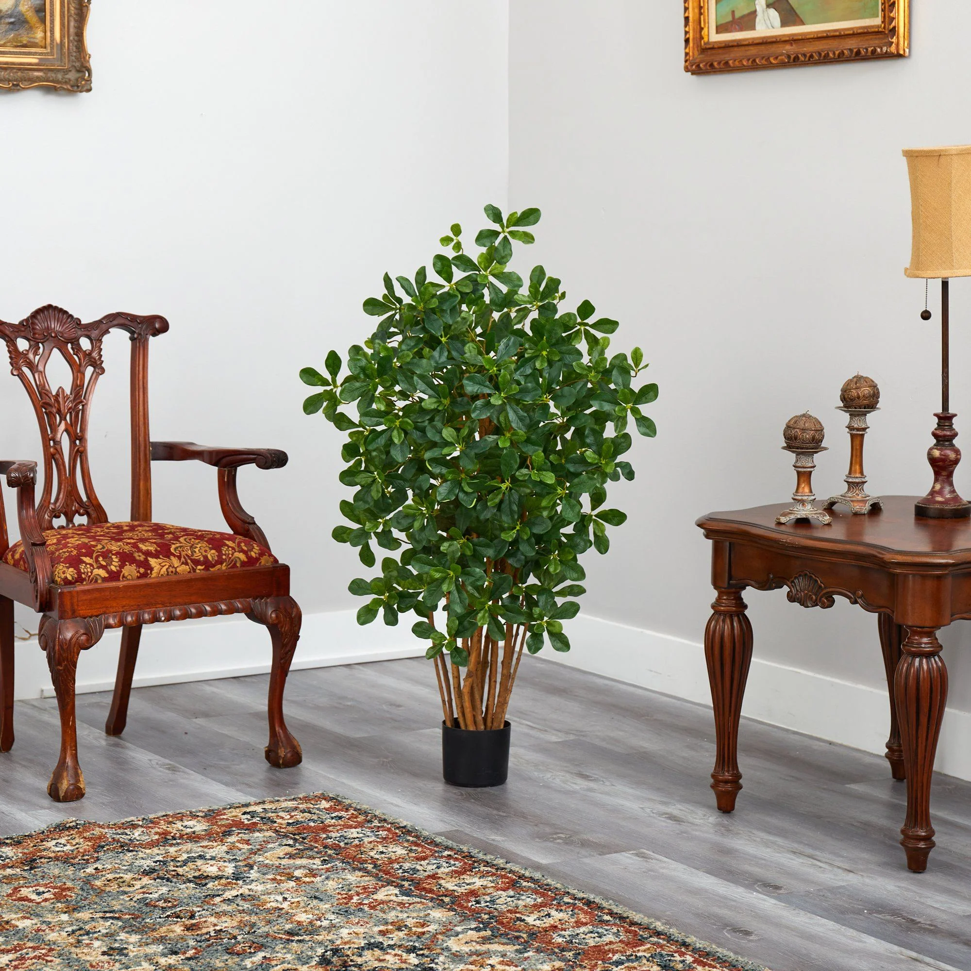 3.5’ Black Olive Artificial Tree - Image 4