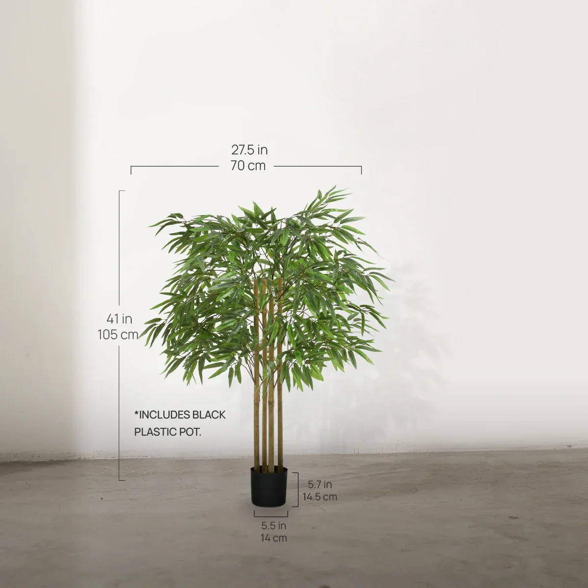 3.5ft Artificial Bamboo Tree - Image 5