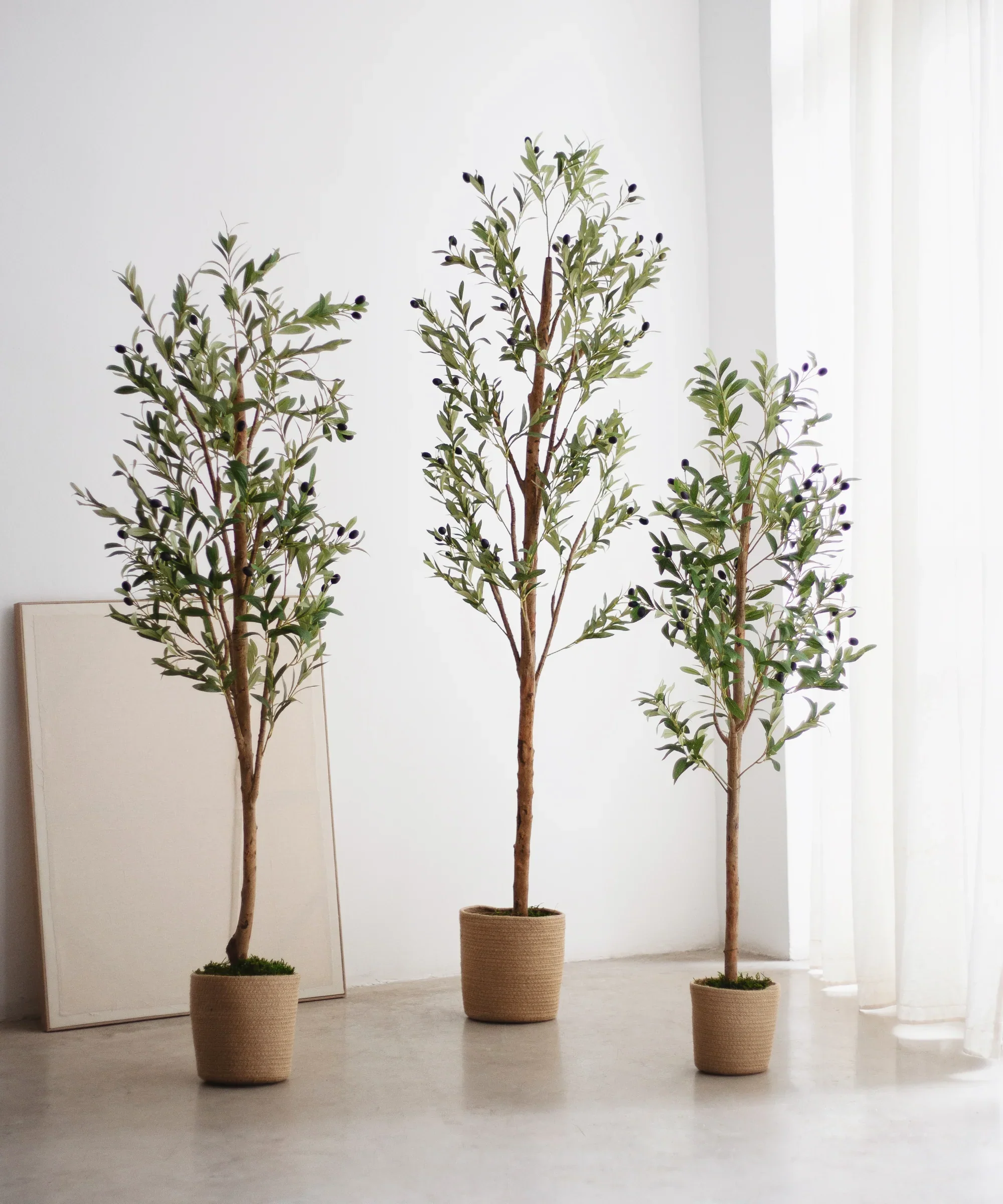 3.5ft Minimal Artificial Olive Tree - Image 7