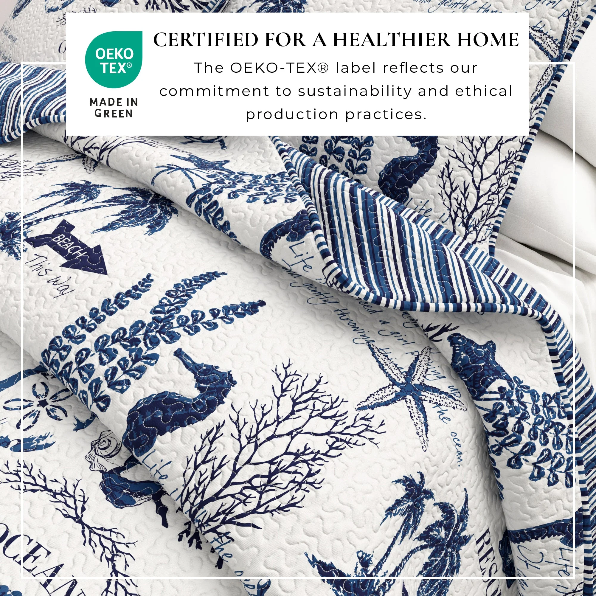 3-Piece Coastal Quilt - Catalina Collection - Image 3