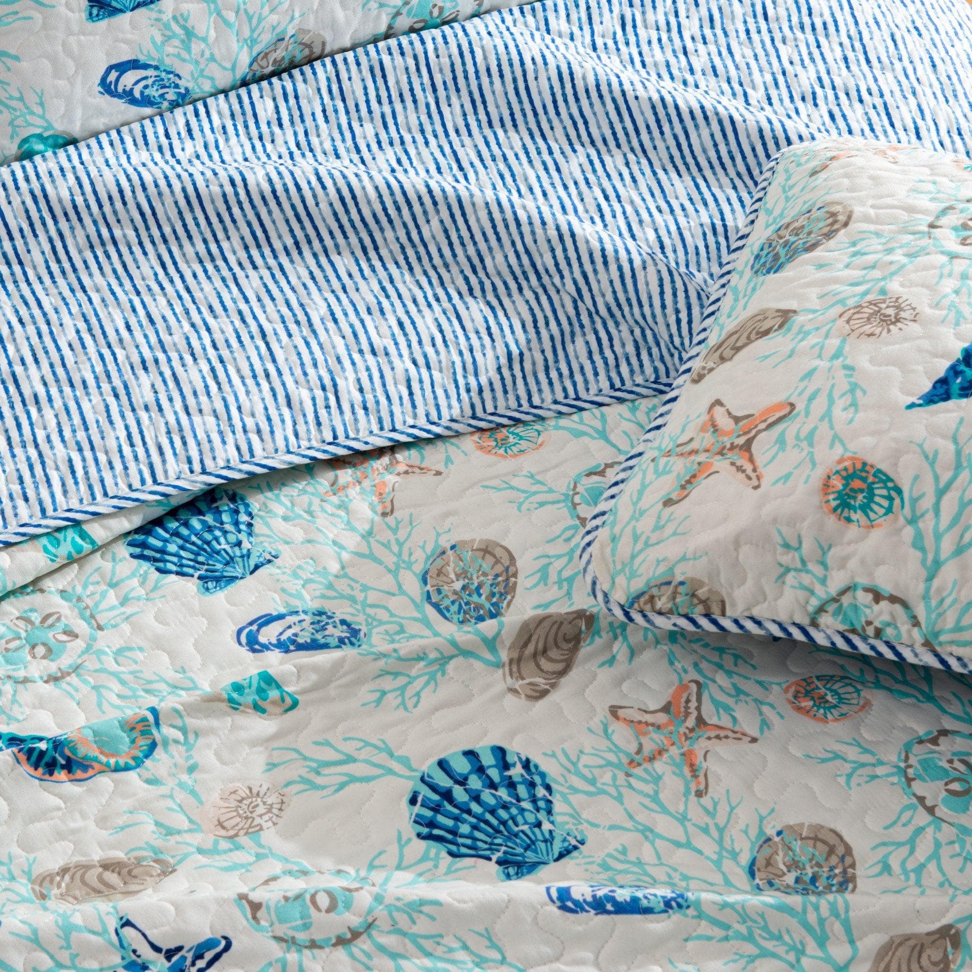 3-Piece Coastal Quilt Set - Bali Collection - Image 7