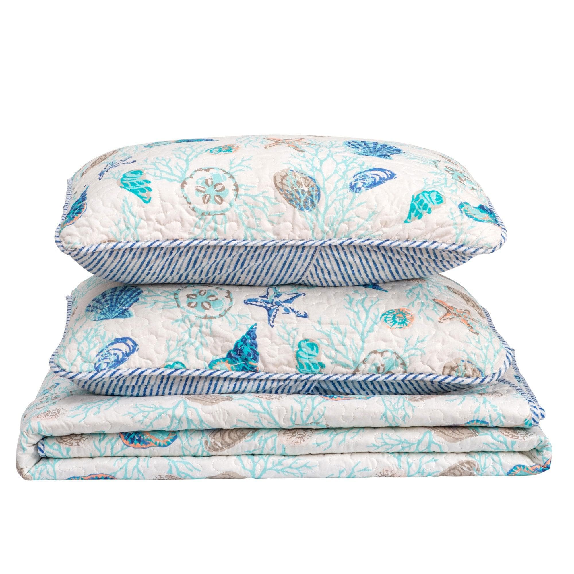 3-Piece Coastal Quilt Set - Bali Collection - Image 9
