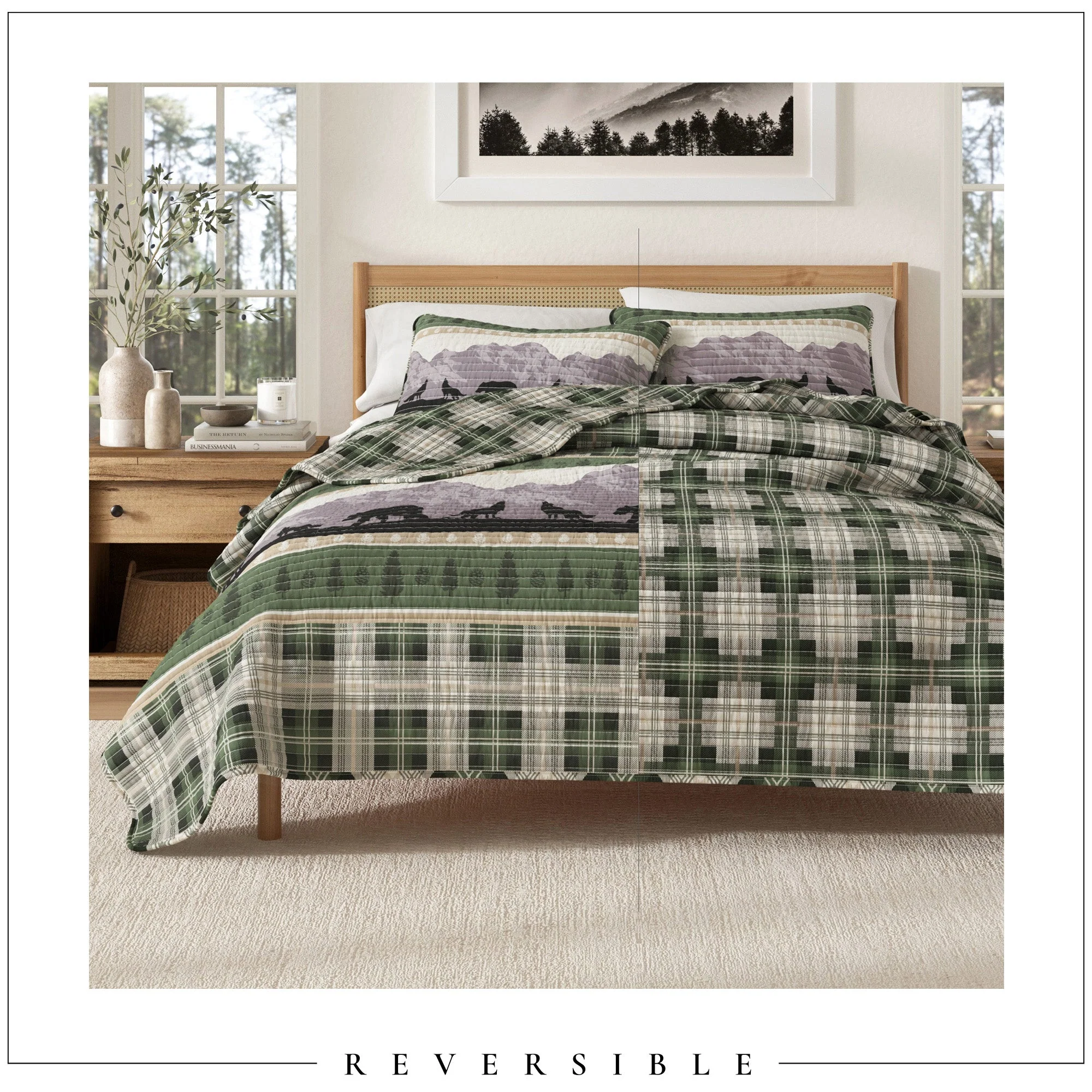 3-Piece Lodge Quilt - Salt Creek Collection - Image 4