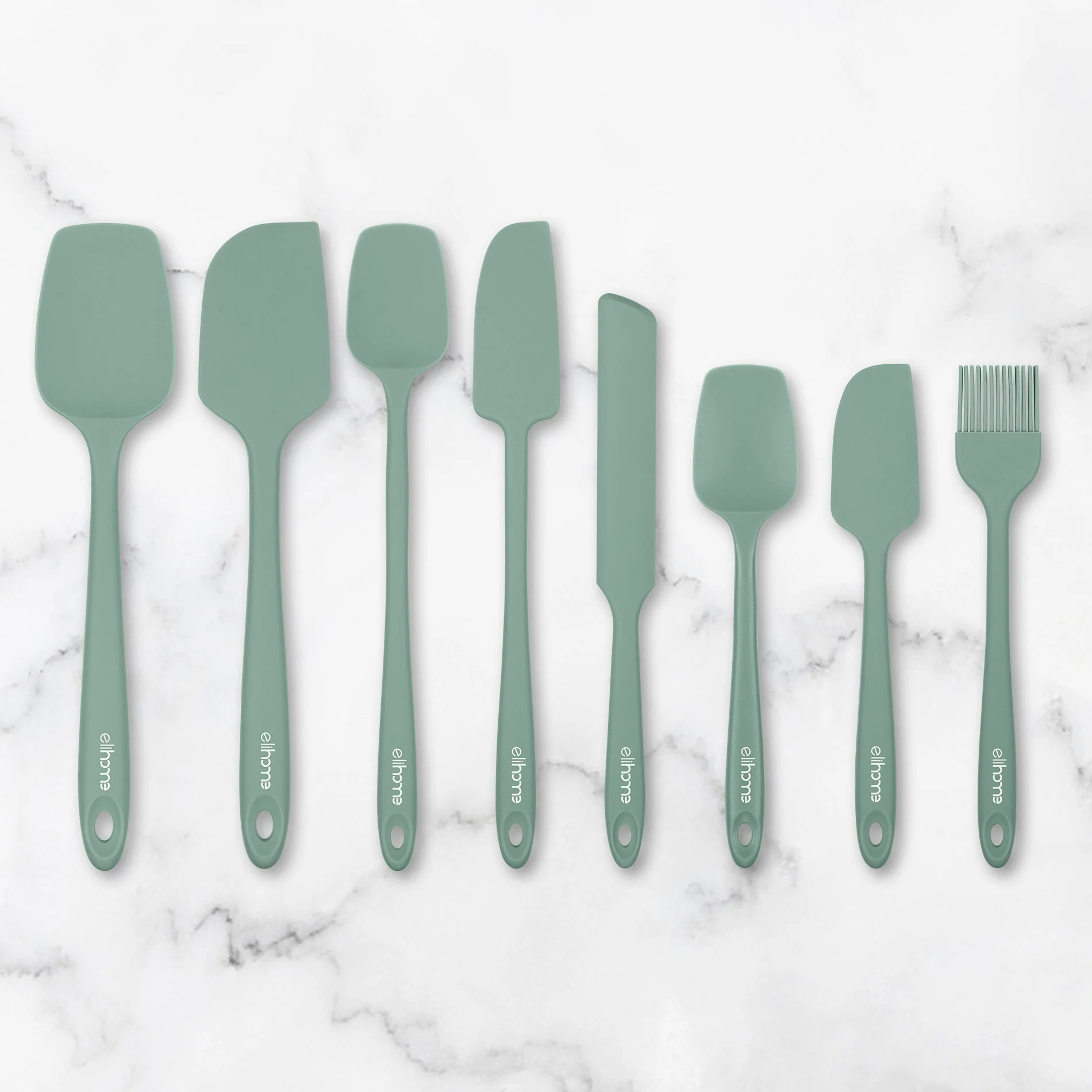 3 Piece Silicone Spatula Set - Red - Image 19