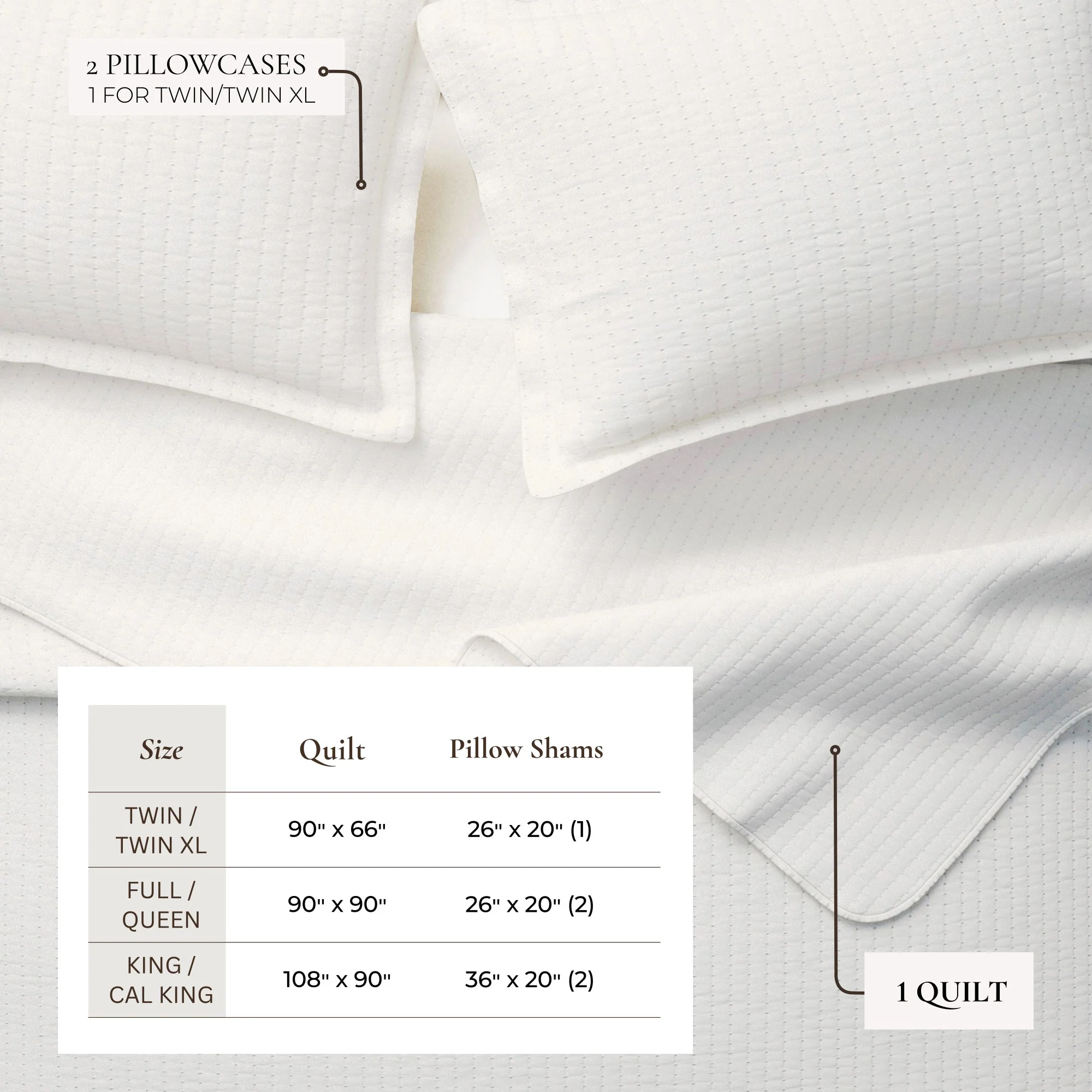 3-Piece Solid Quilt - Alicia Collection - Image 3