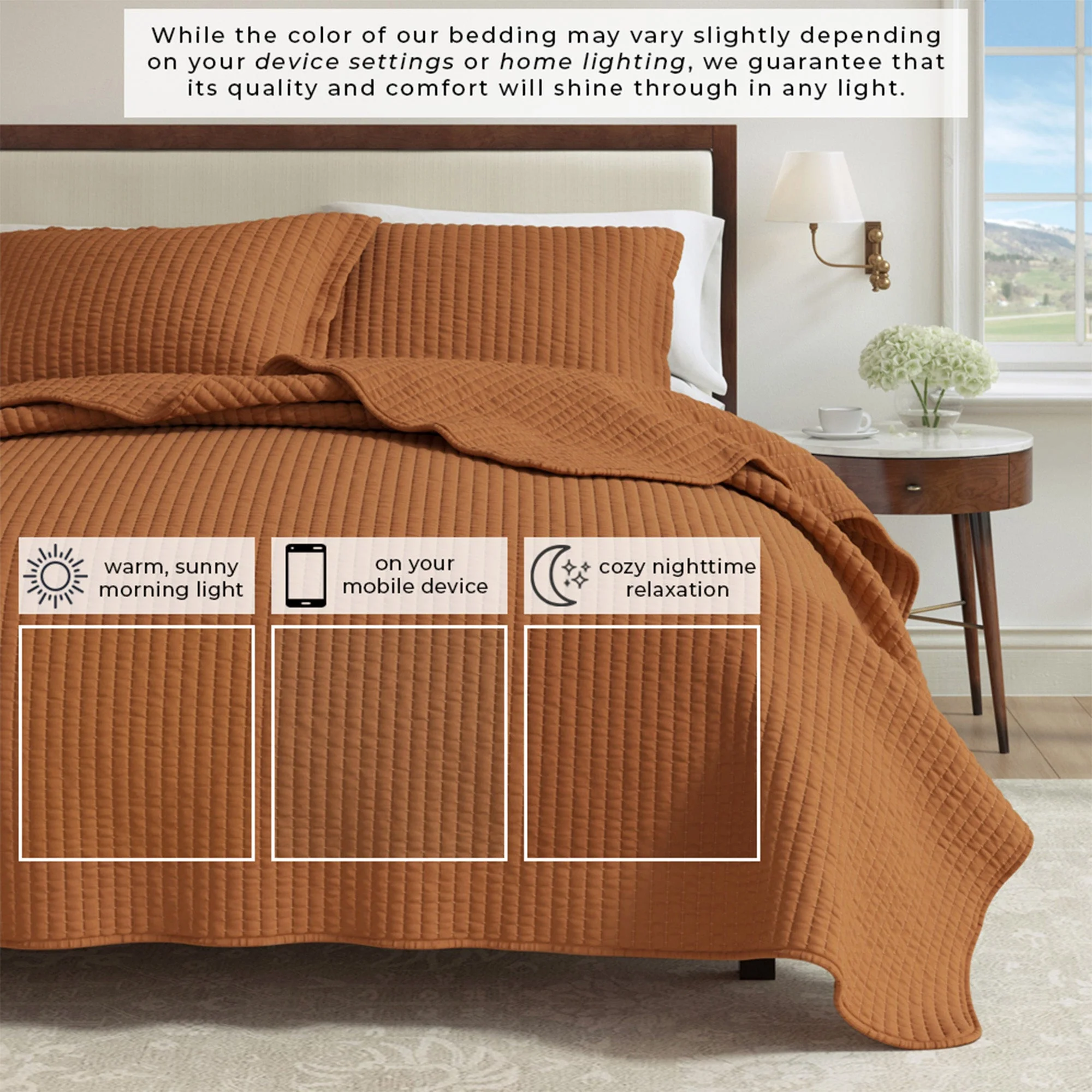 3-Piece Solid Quilt - Alicia Collection - Image 41