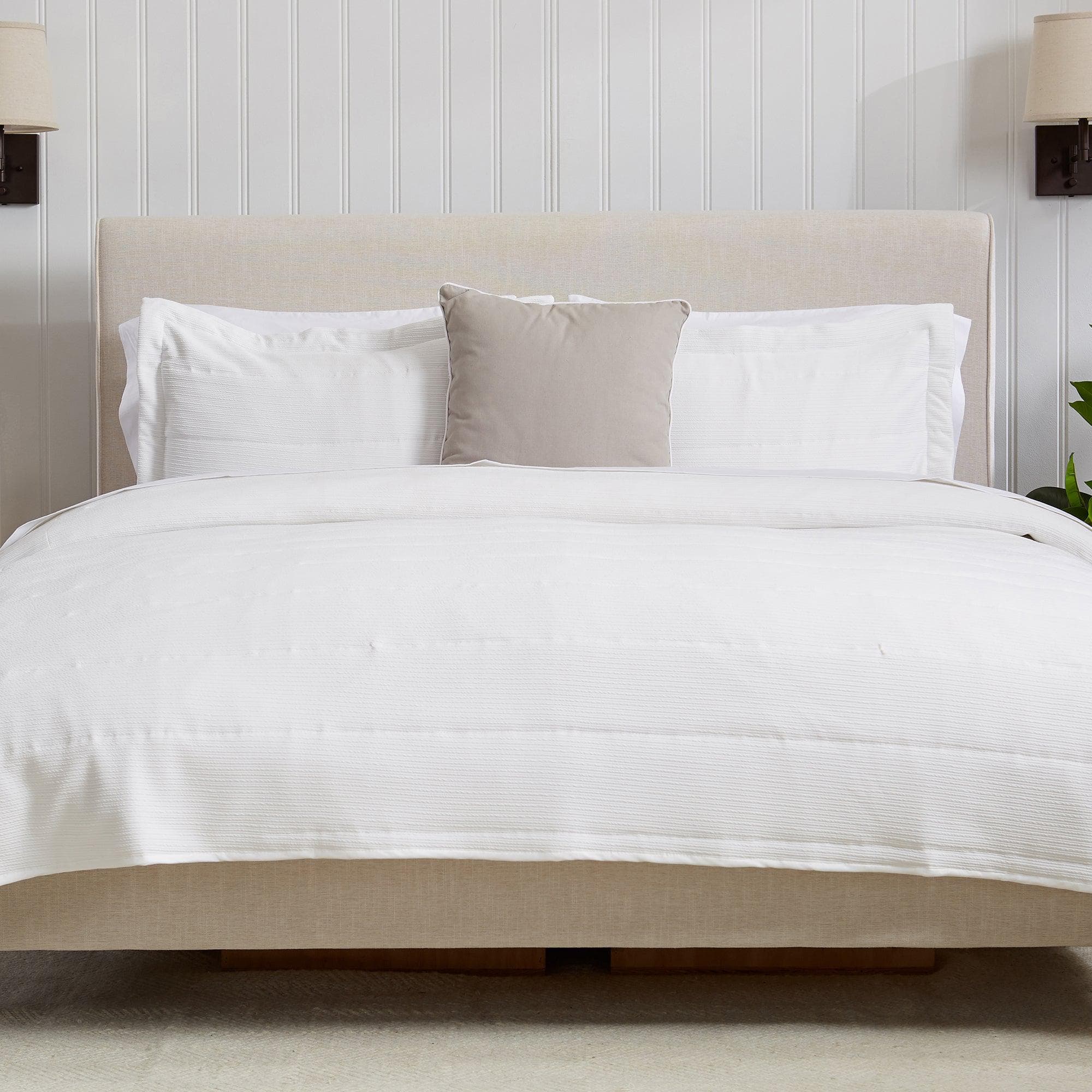 3 Piece Textured Striped Quilt Set - Ellie Collection - Image 18