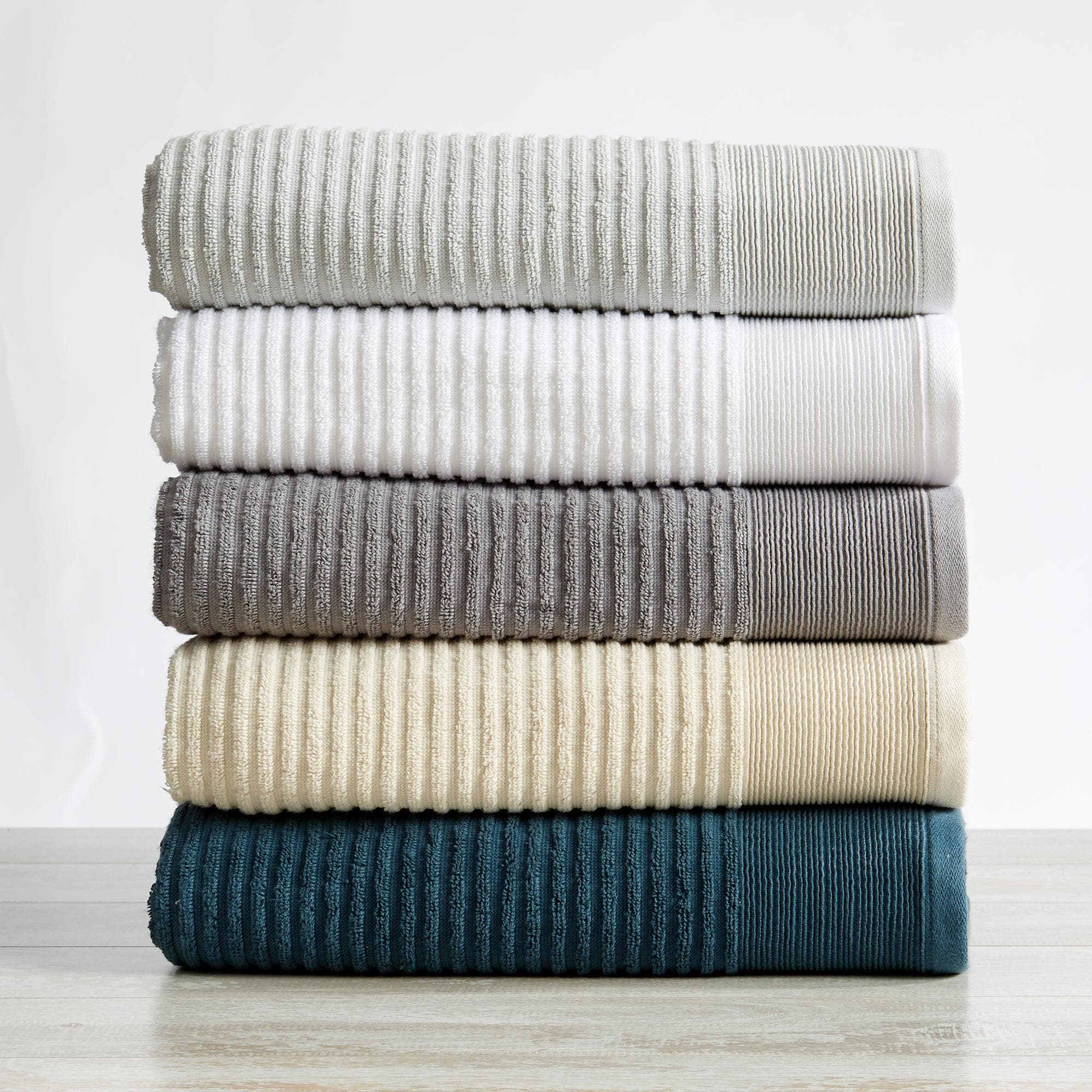 4 Pack Ribbed Hand Towels - Rori Collection - Image 17