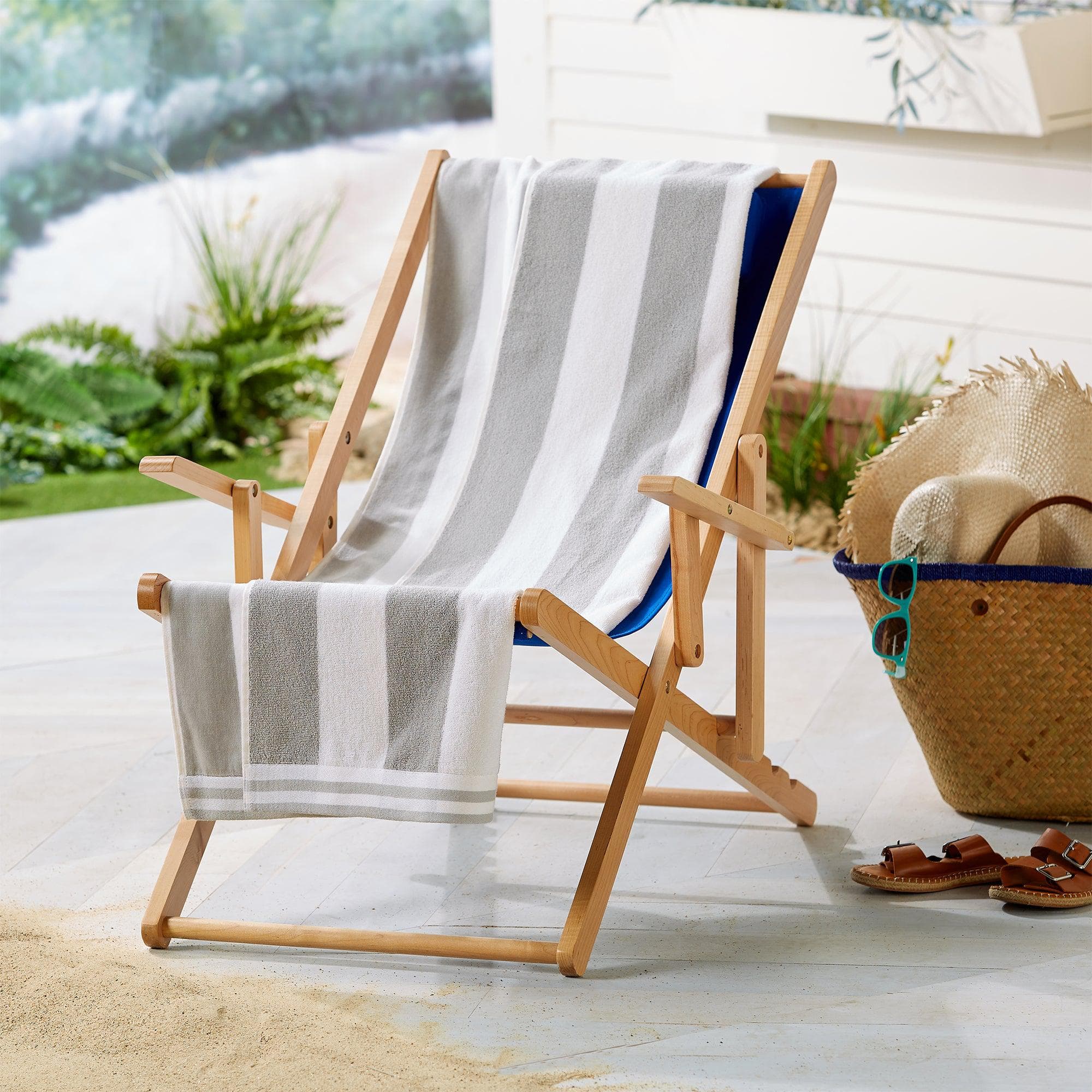 4 Pack Striped Cabana Oversized Beach Towel - Edgartown - Image 14