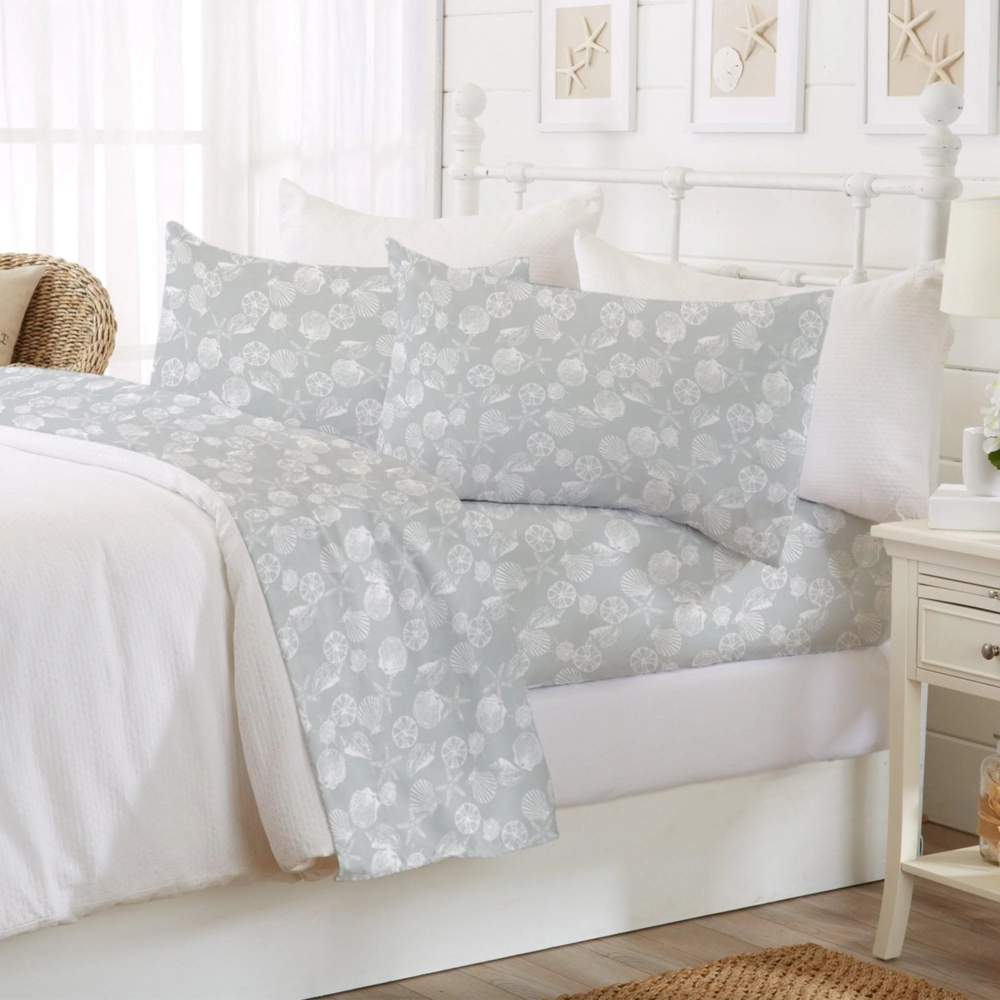 4-Piece Coastal Microfiber Sheet - Newport Collection - Image 10