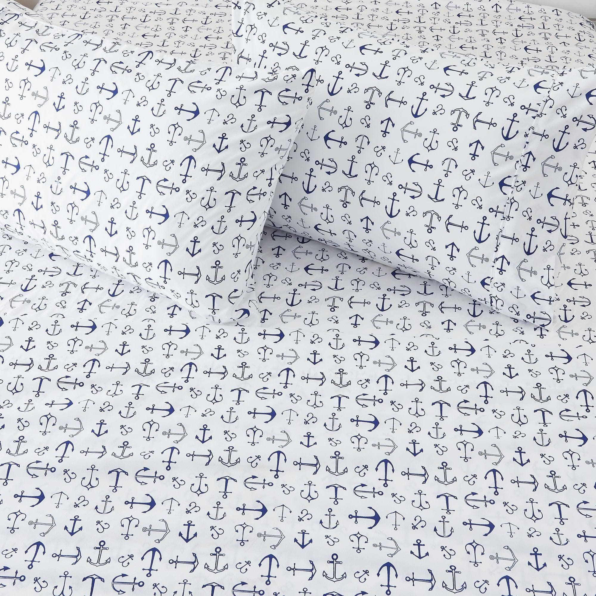 4-Piece Coastal Microfiber Sheet - Newport Collection - Image 119