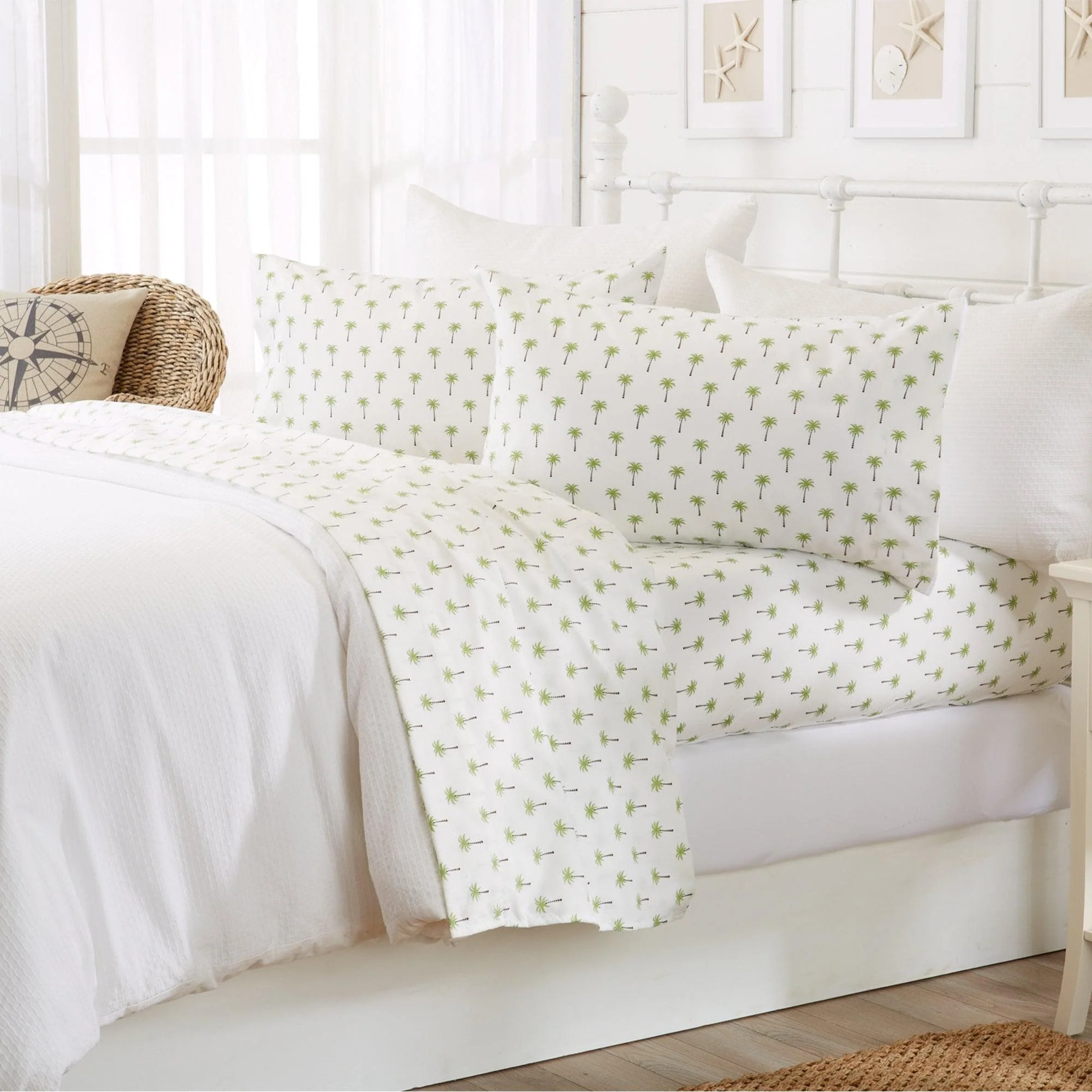 4-Piece Coastal Microfiber Sheet - Newport Collection - Image 29