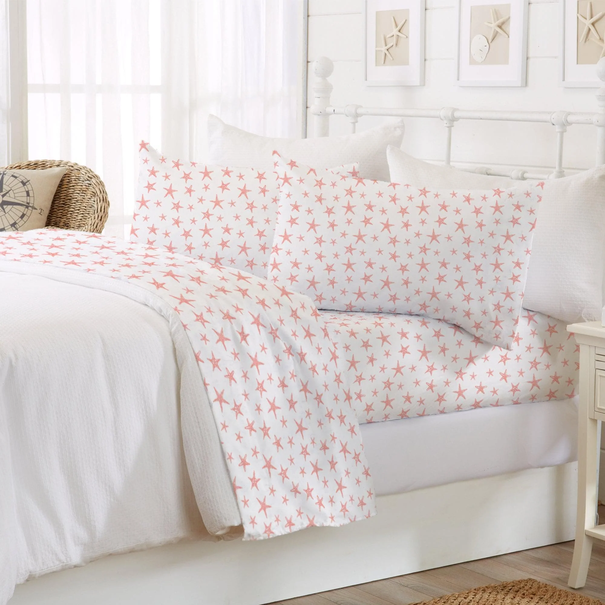 4-Piece Coastal Microfiber Sheet - Newport Collection - Image 5