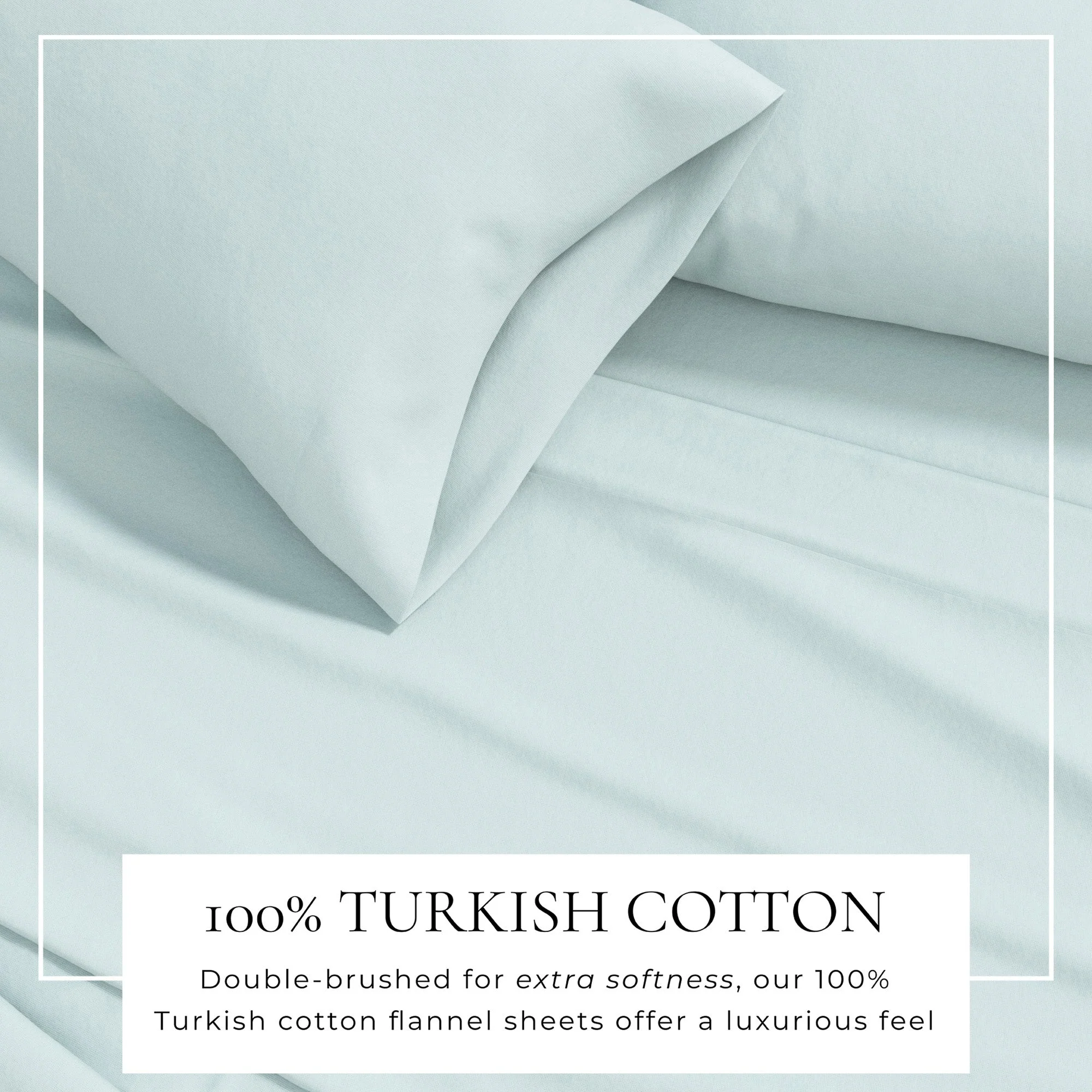 4-Piece Cotton Solid Flannel Sheet - Nordic Collection - Image 19