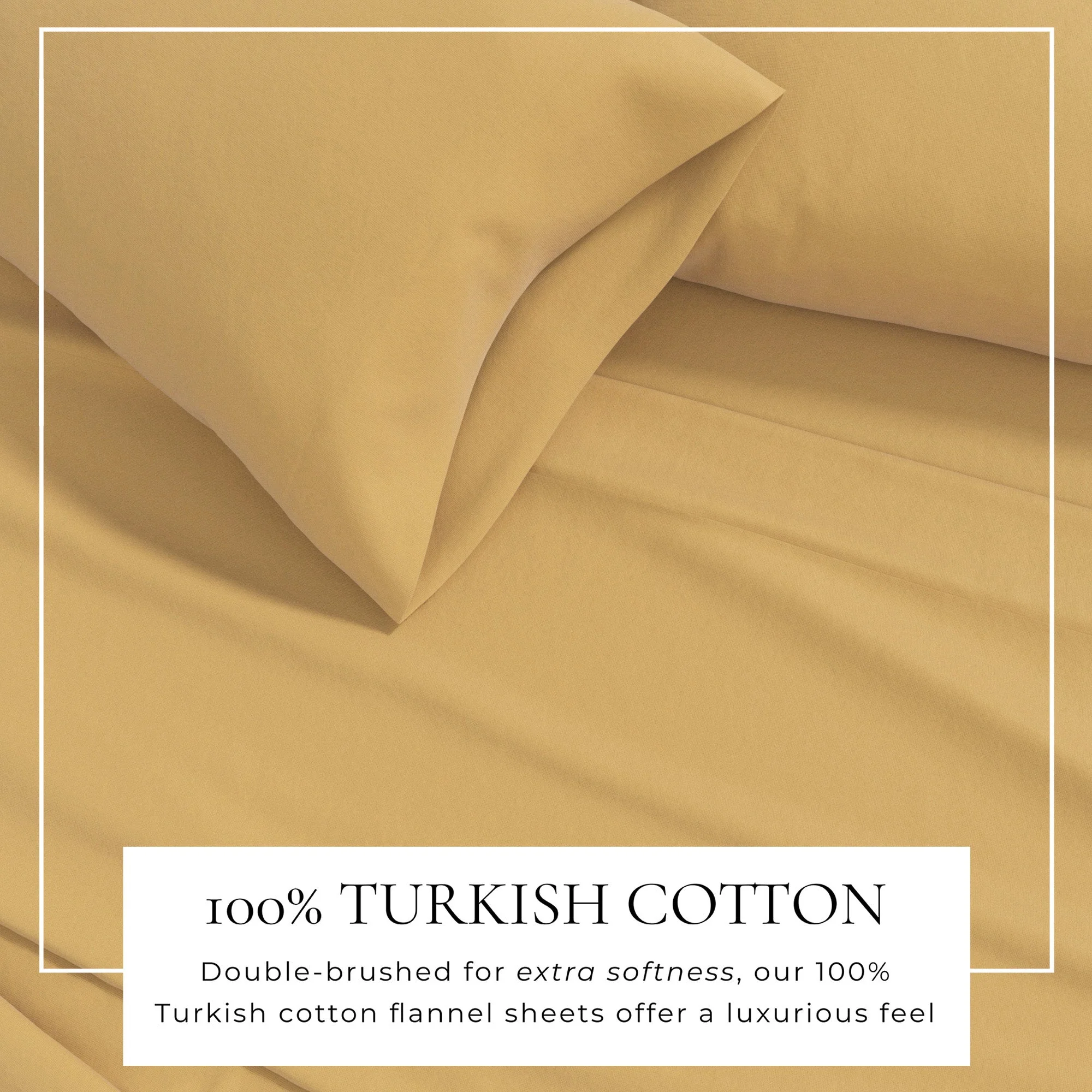 4-Piece Cotton Solid Flannel Sheet - Nordic Collection - Image 26