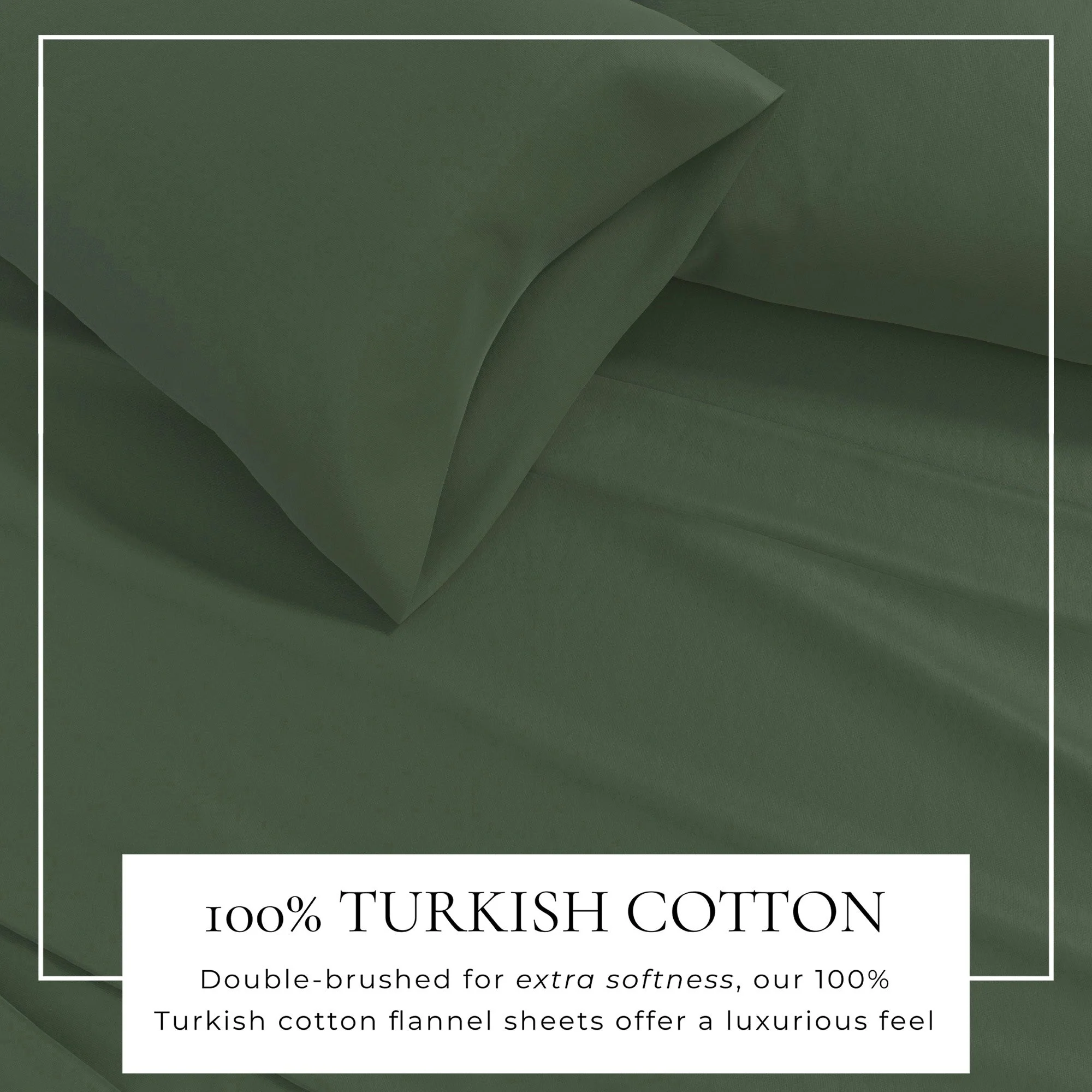 4-Piece Cotton Solid Flannel Sheet - Nordic Collection - Image 44