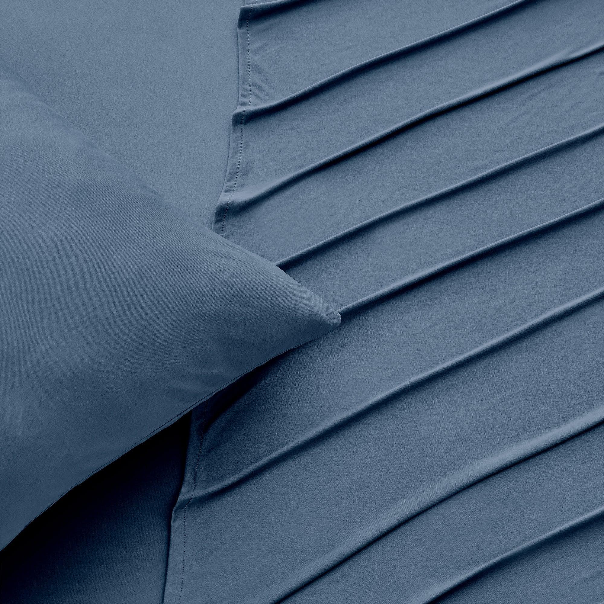 4-Piece Interlock Microfiber Sheet Set - Mackenna Collection - Image 37