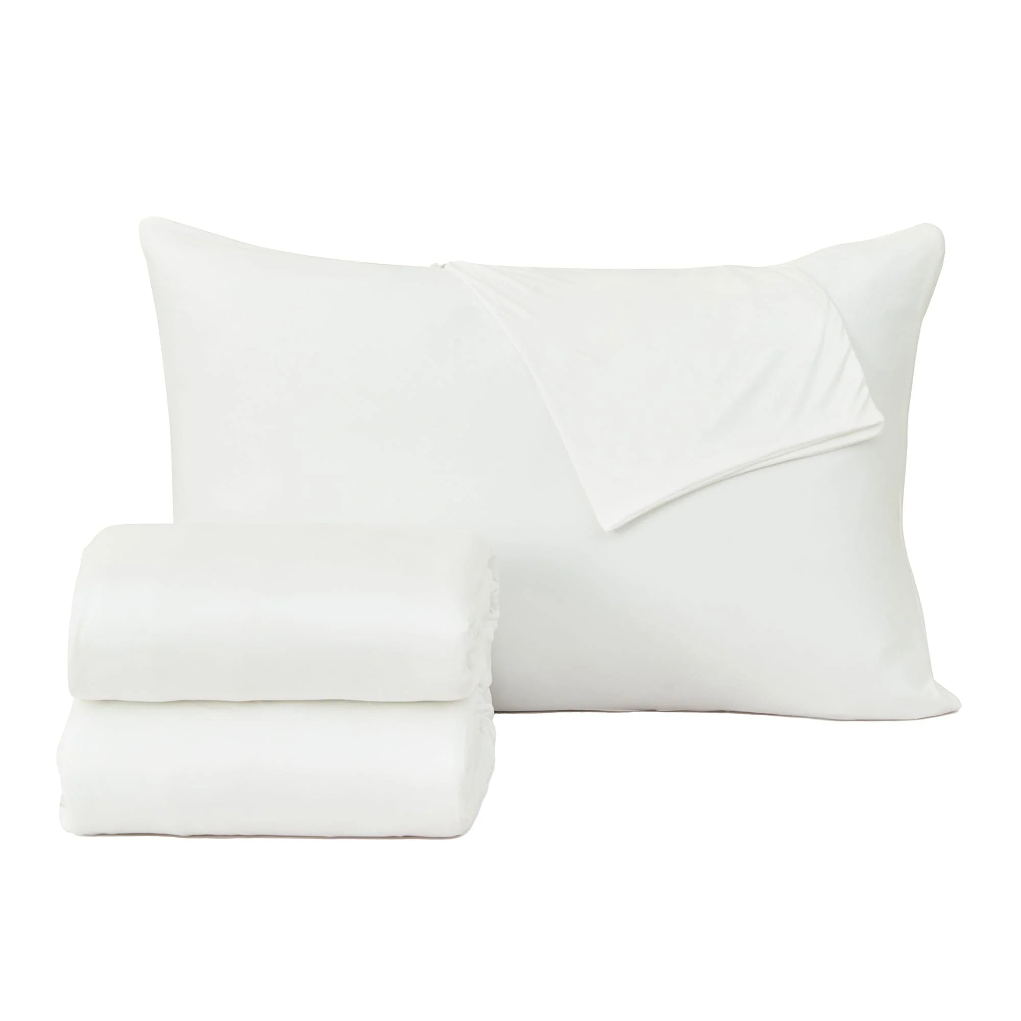 4-Piece Interlock Microfiber Sheet Set - Mackenna Collection - Image 5