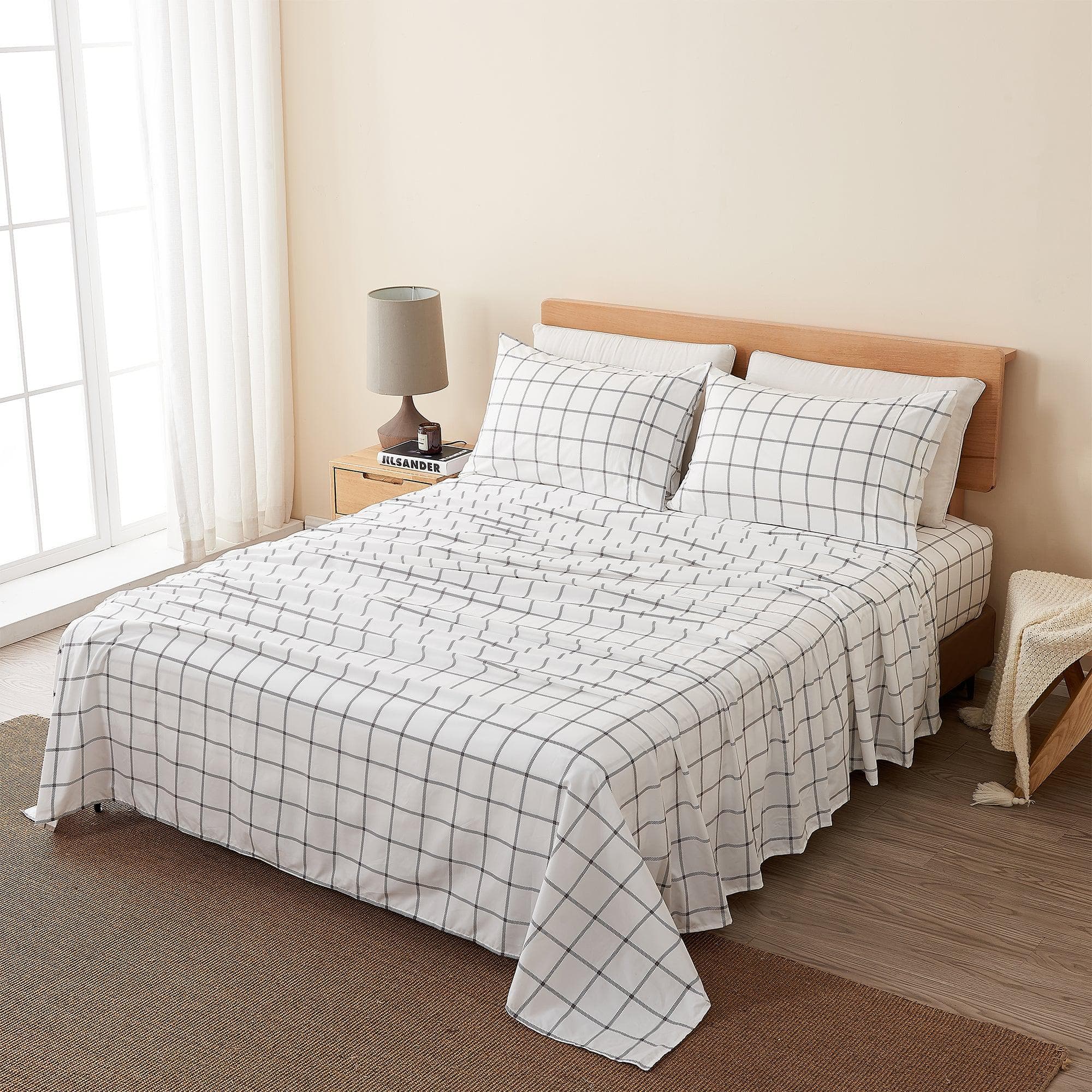 4 Piece Microfiber Sheet Set - Baylor Collection - Image 23