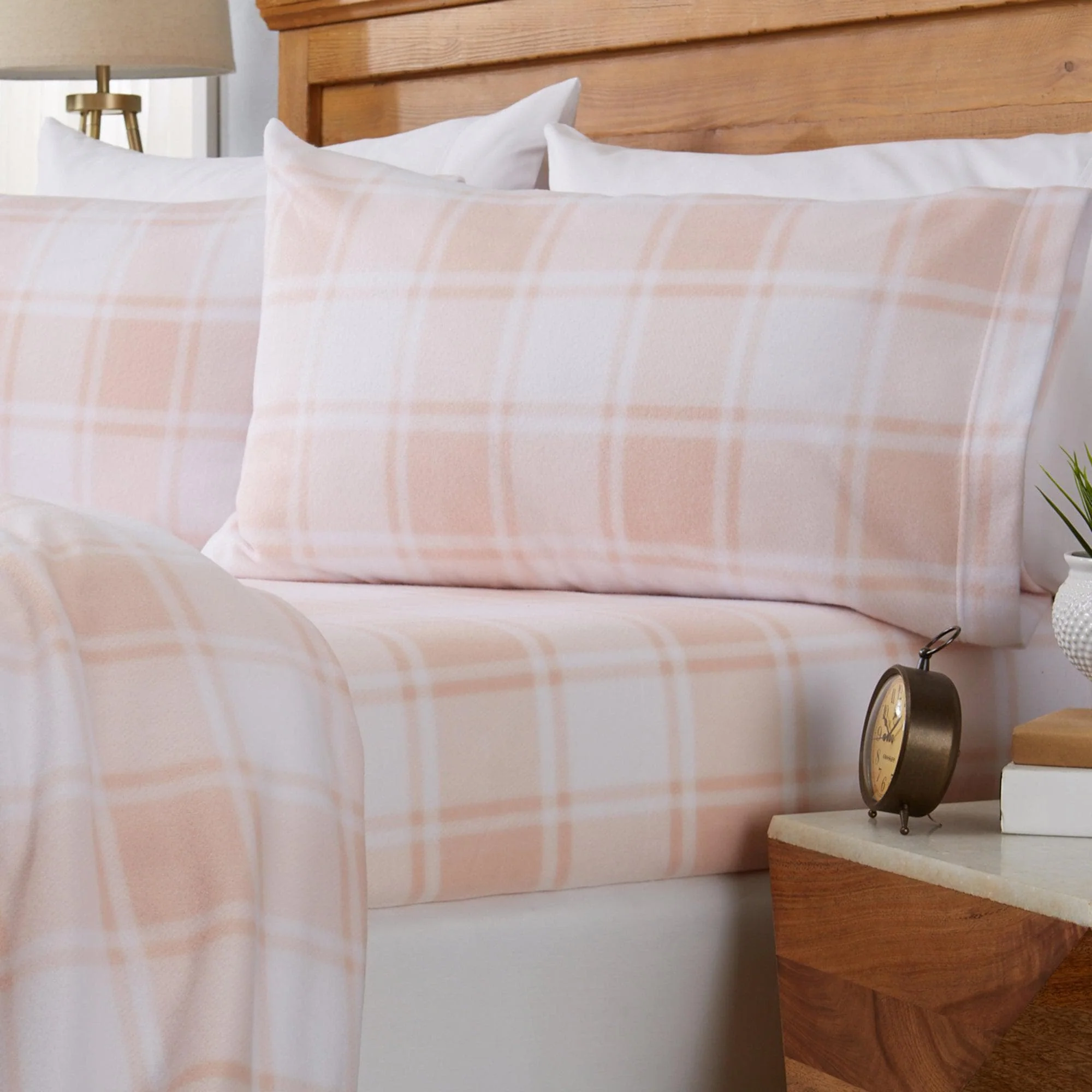 4-Piece Printed Fleece Sheet - Dara Collection - Image 12