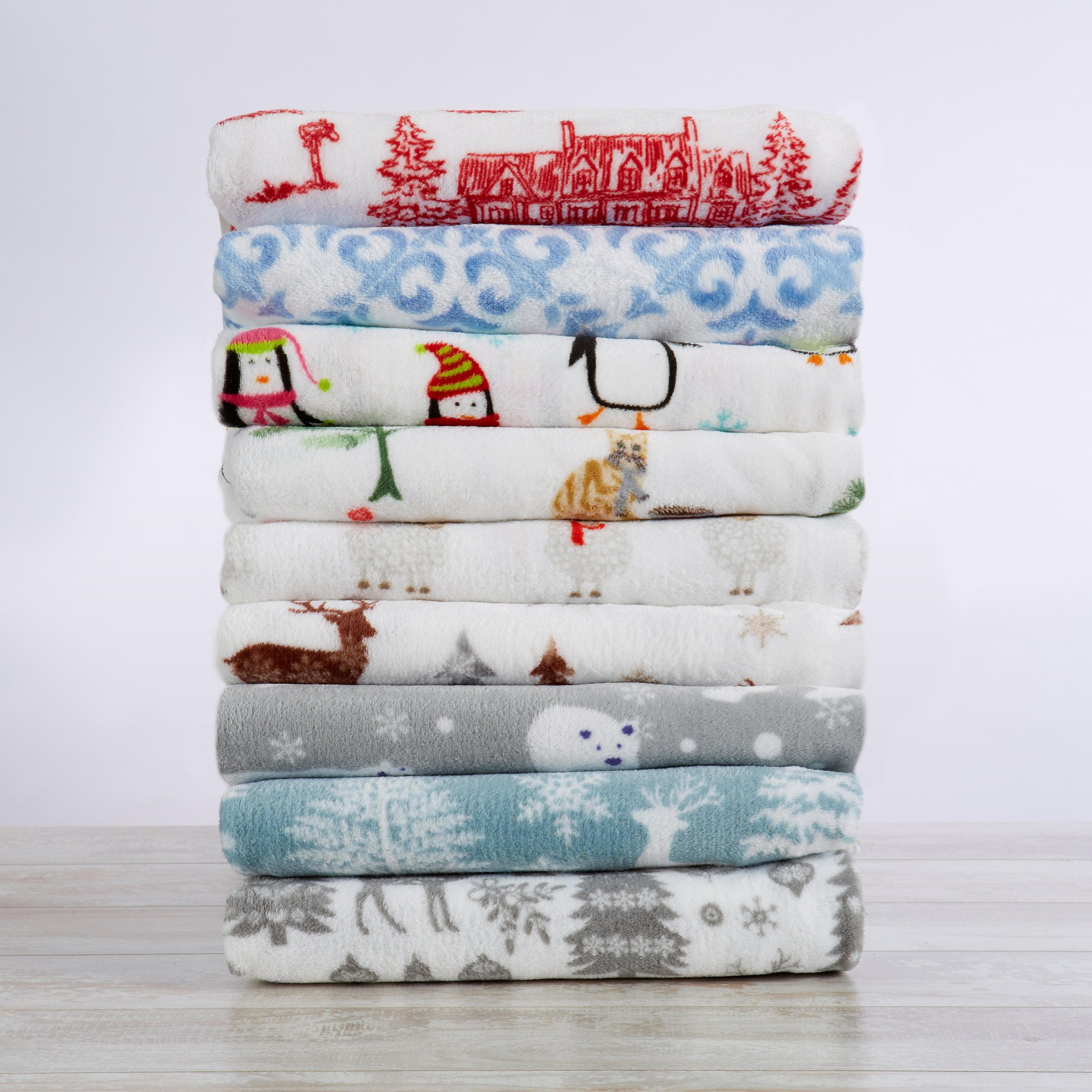 4-Piece Printed Plush Sheet - Velvet Luxe Collection - Image 24