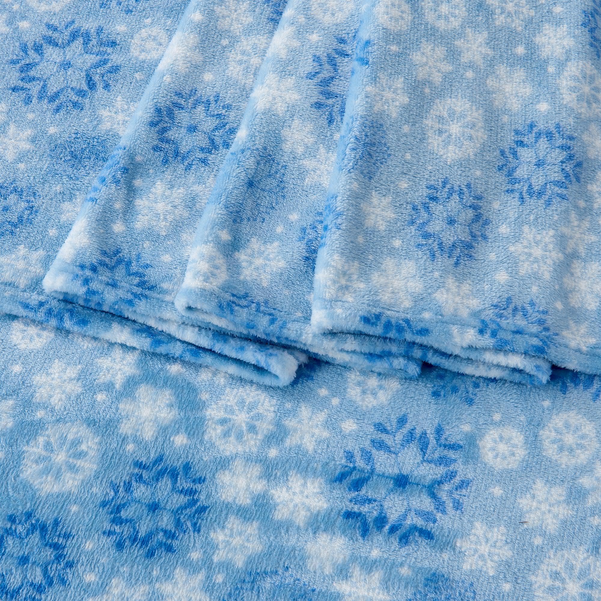 4-Piece Printed Plush Sheet - Velvet Luxe Collection - Image 83