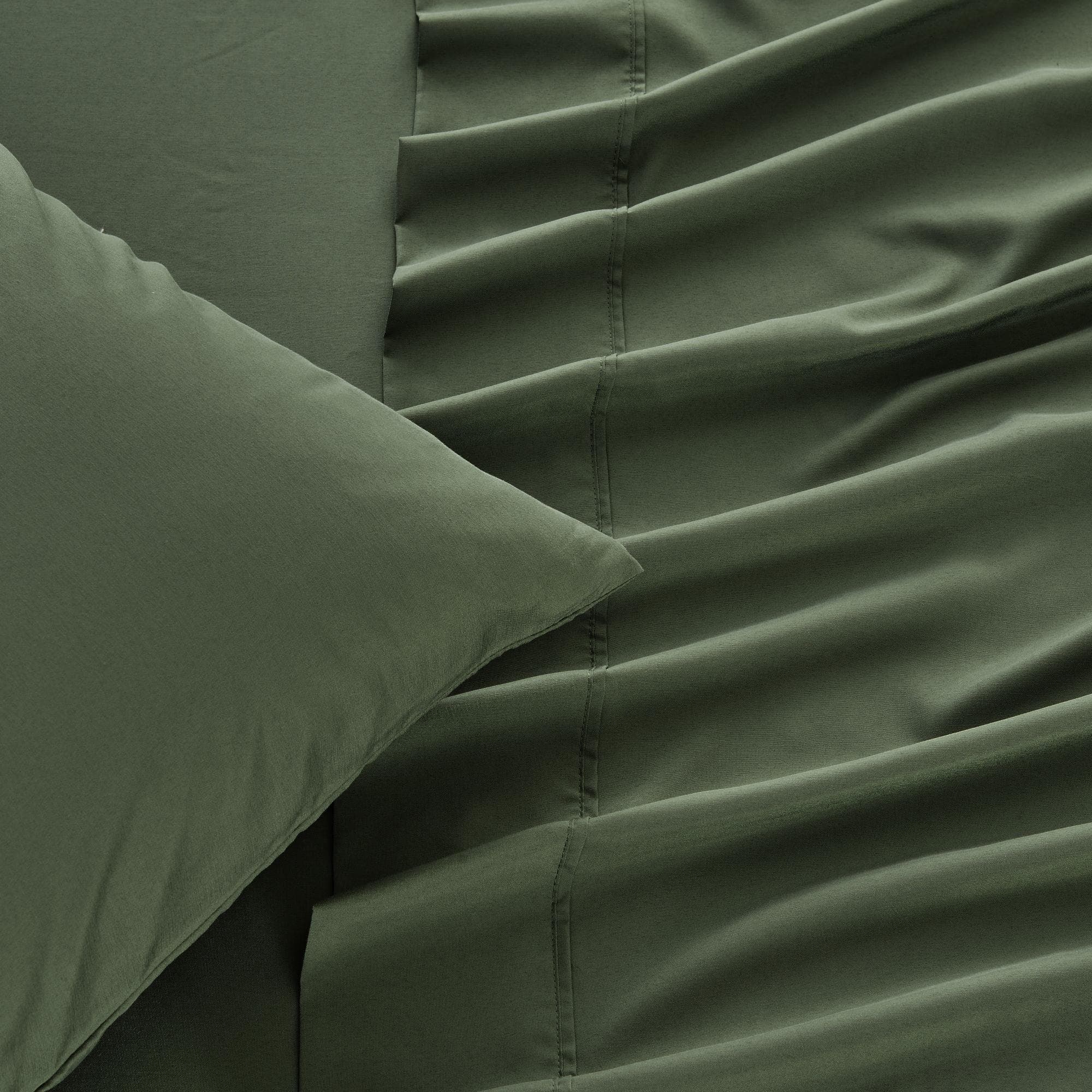 4 Piece Rayon Derived from Bamboo Sheet Set - Jordyn Collection - Image 2