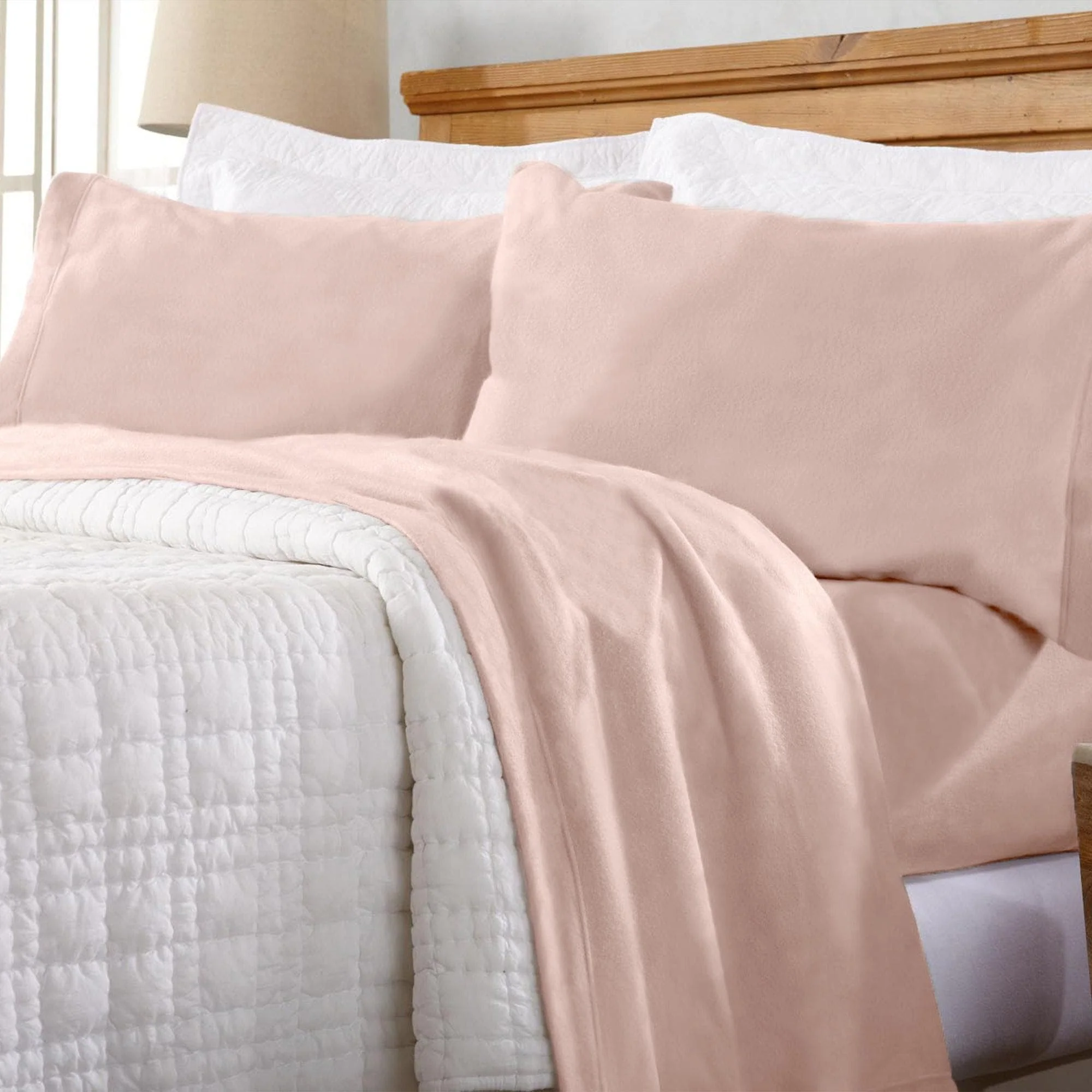 4-Piece Solid Fleece Sheet - Christina Collection - Image 22