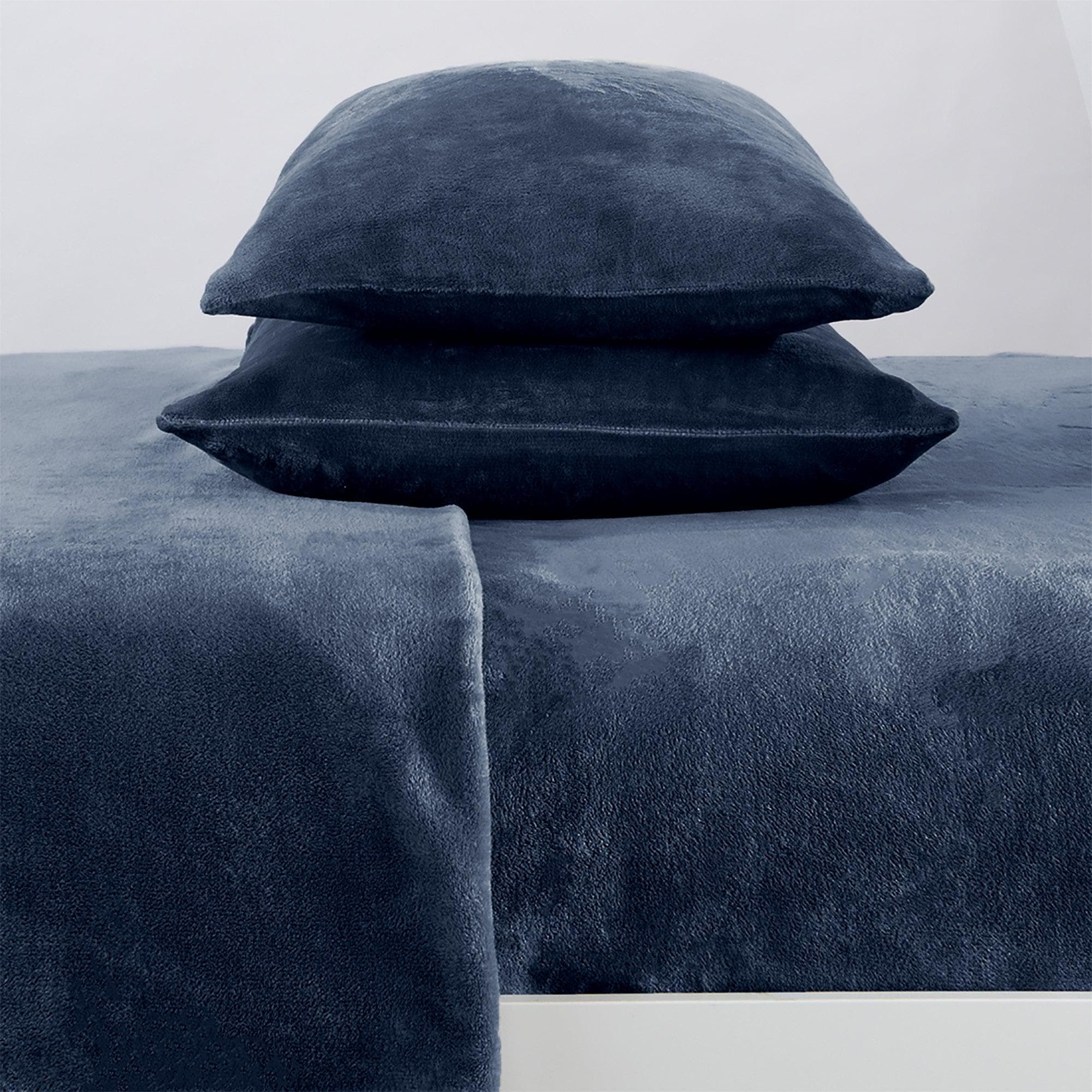 4-Piece Solid Jewel-Toned Plush Sheet - Velvet Luxe Collection - Image 7