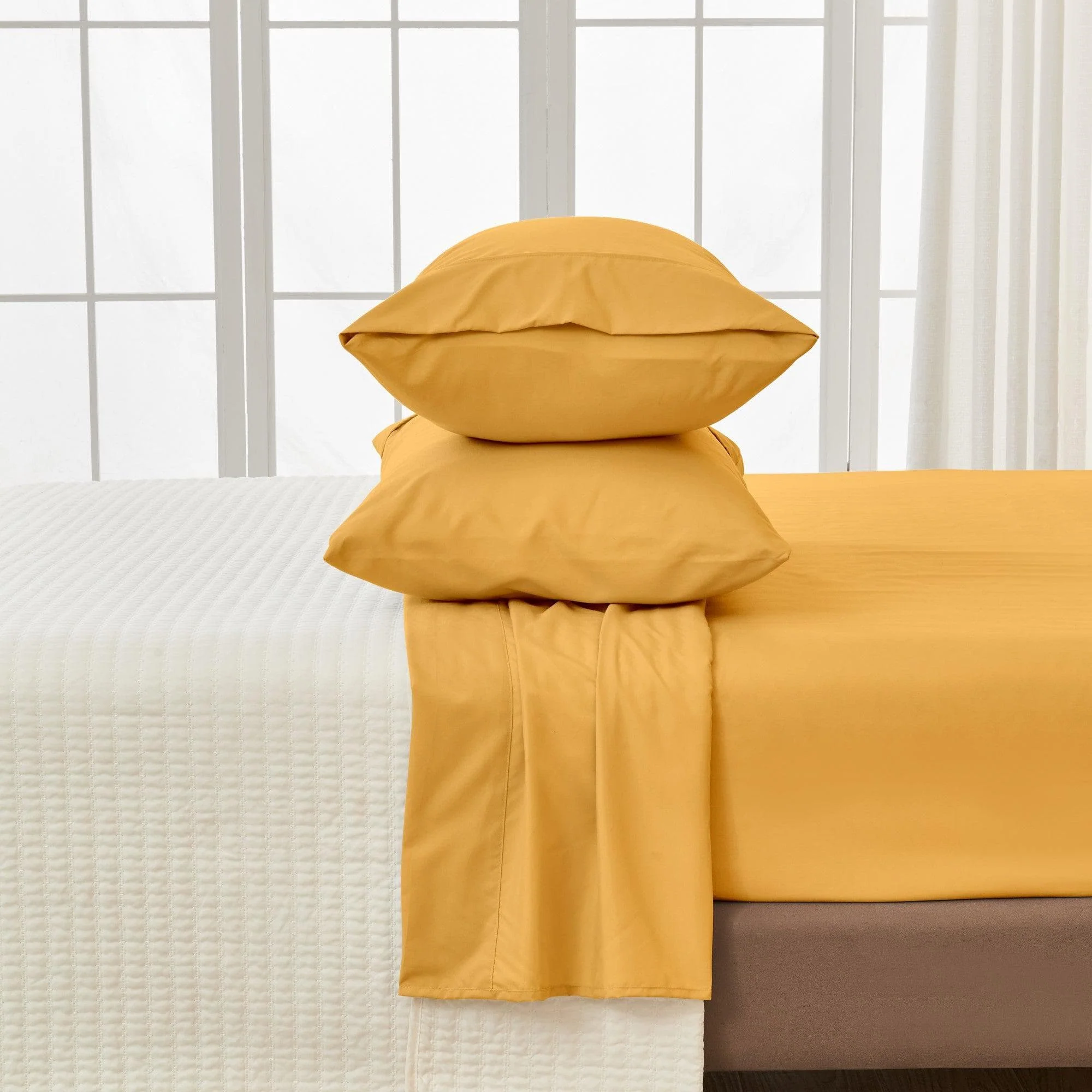 4 Piece Solid Microfiber Sheet - Amara Collection - Image 17