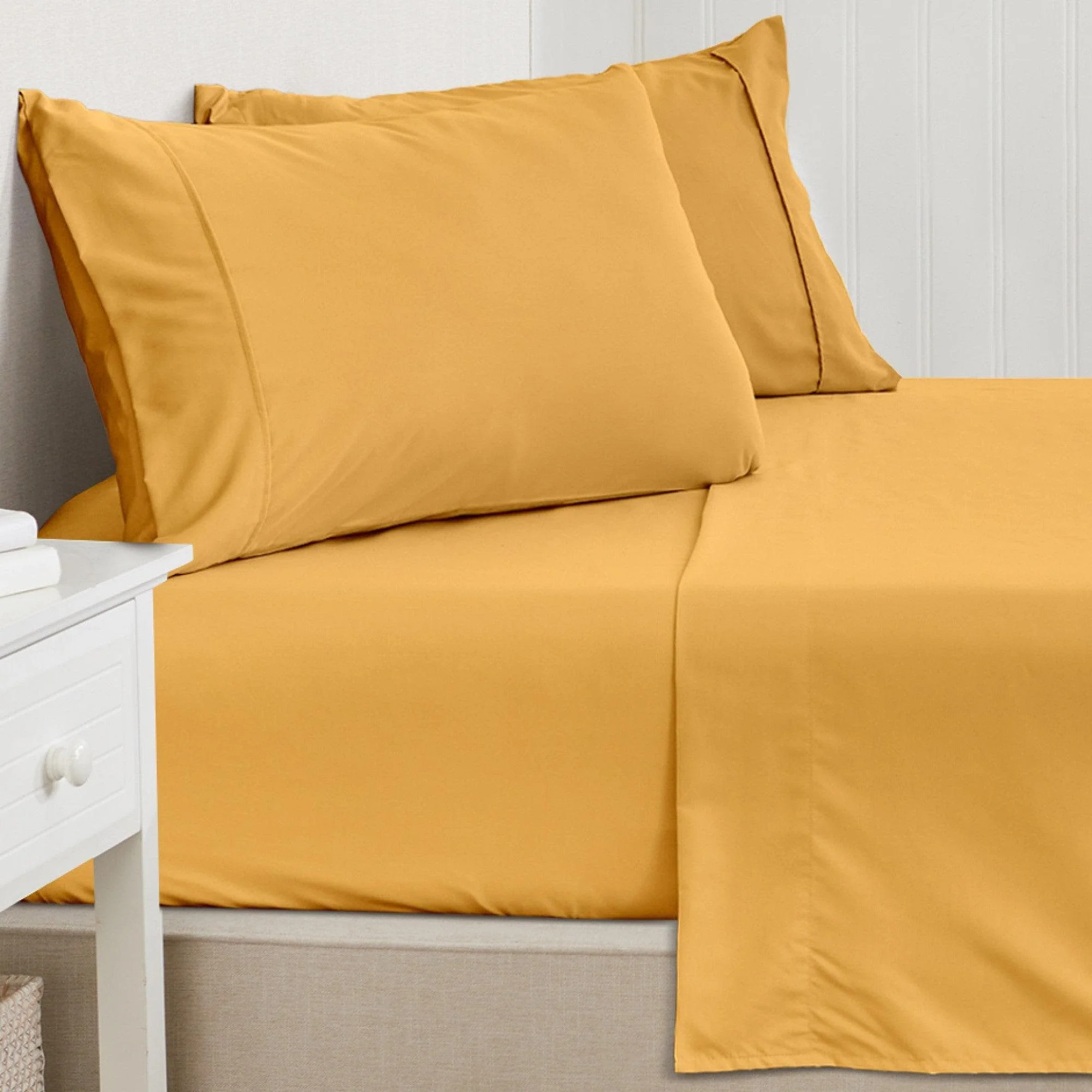 4 Piece Solid Microfiber Sheet - Amara Collection - Image 19