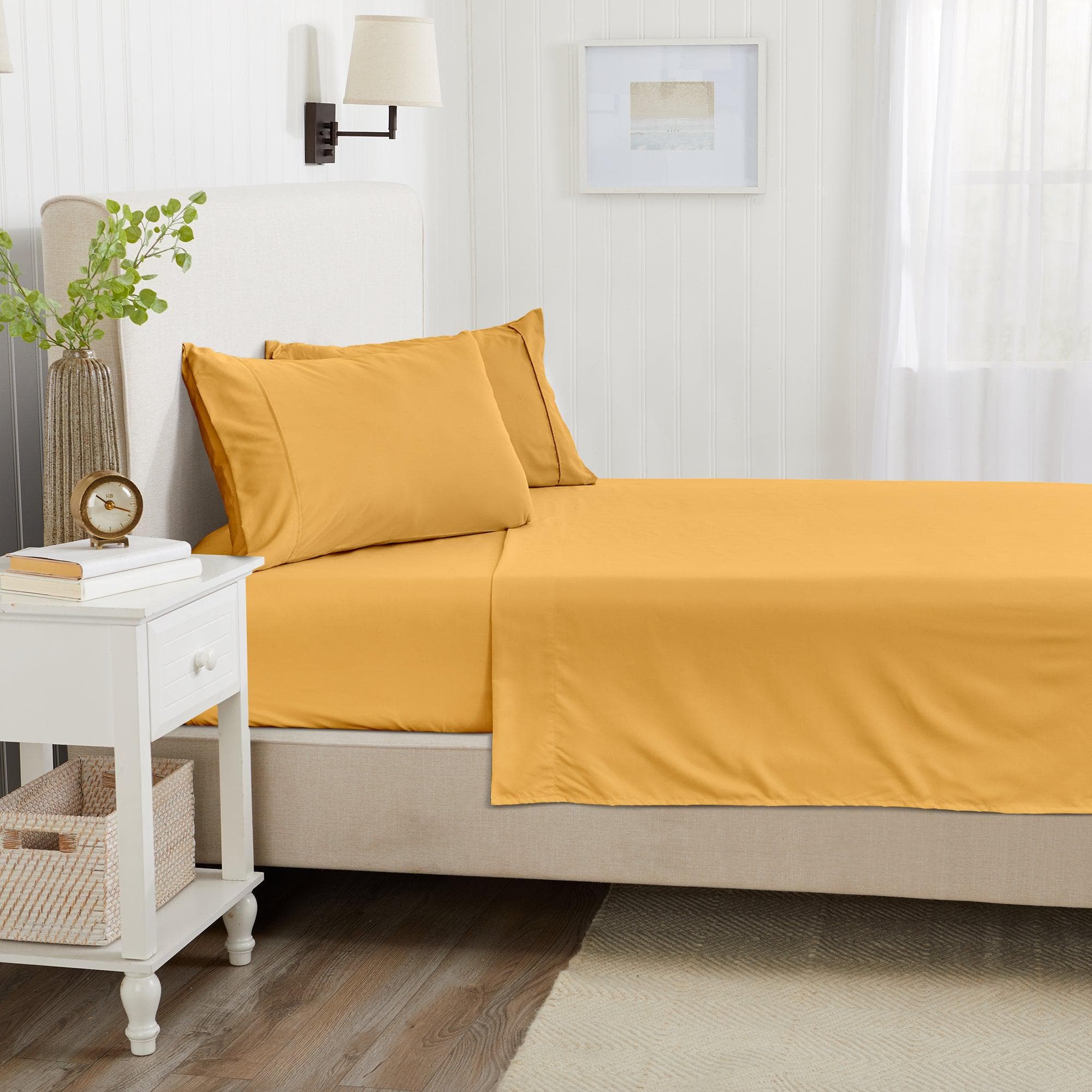4 Piece Solid Microfiber Sheet - Amara Collection - Image 20