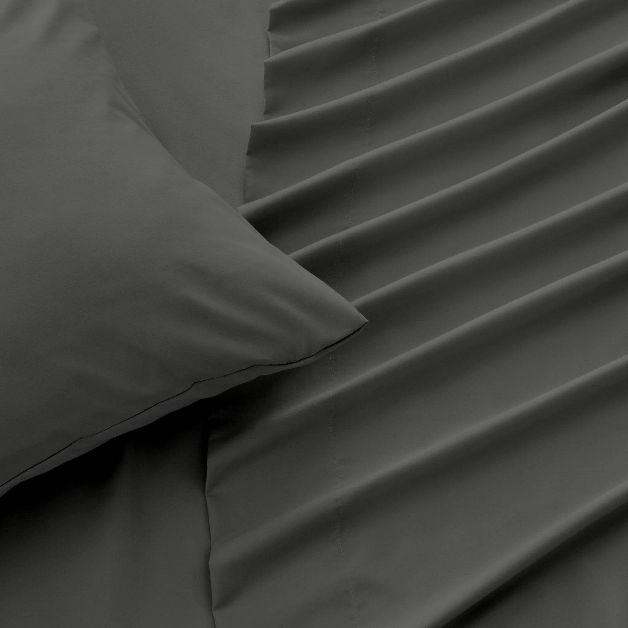 4 Piece Solid Microfiber Sheet - Amara Collection - Image 24