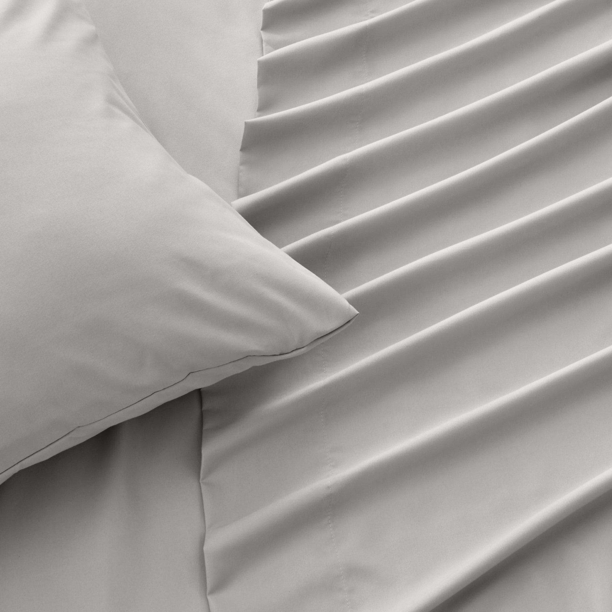 4 Piece Solid Microfiber Sheet - Amara Collection - Image 30
