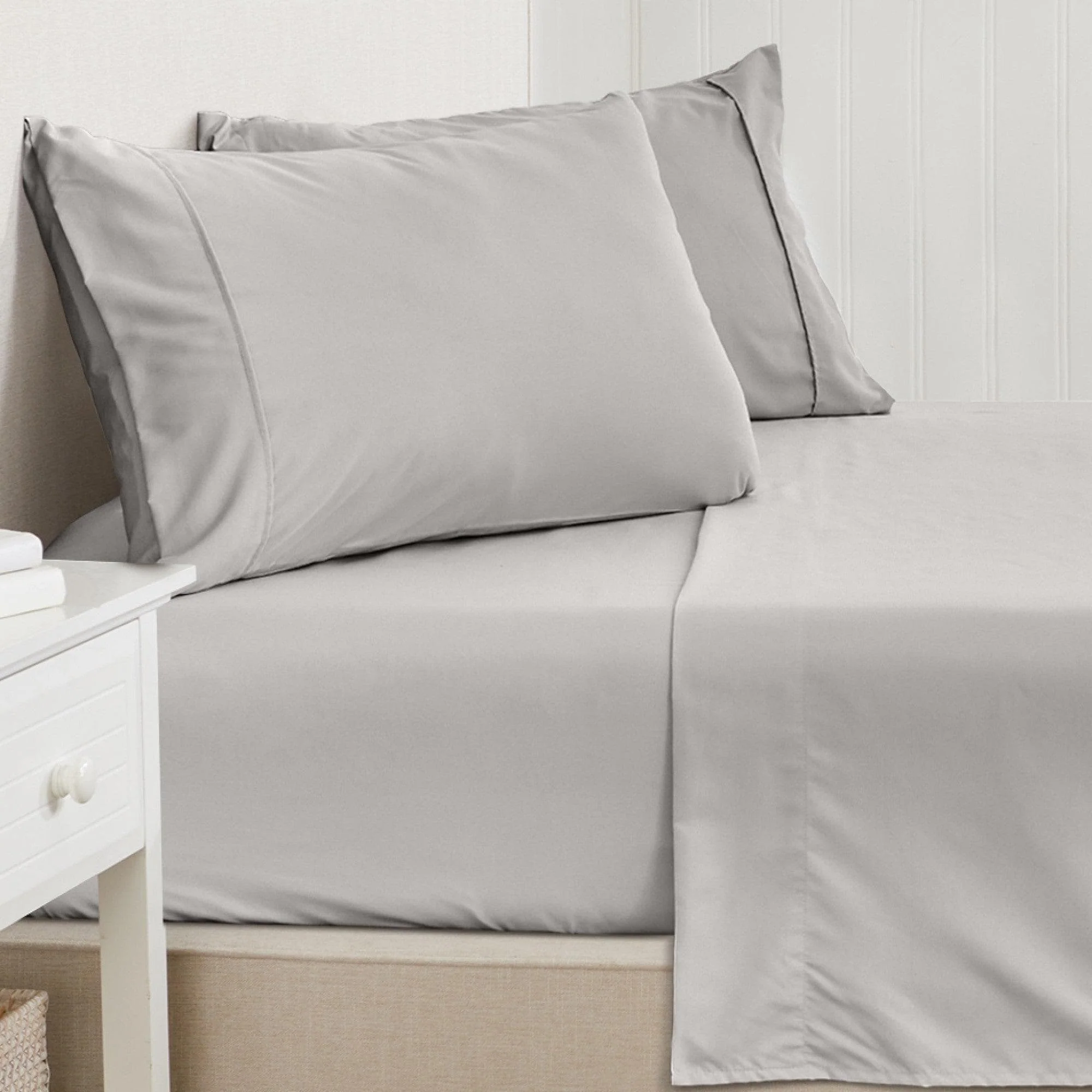 4 Piece Solid Microfiber Sheet - Amara Collection - Image 31